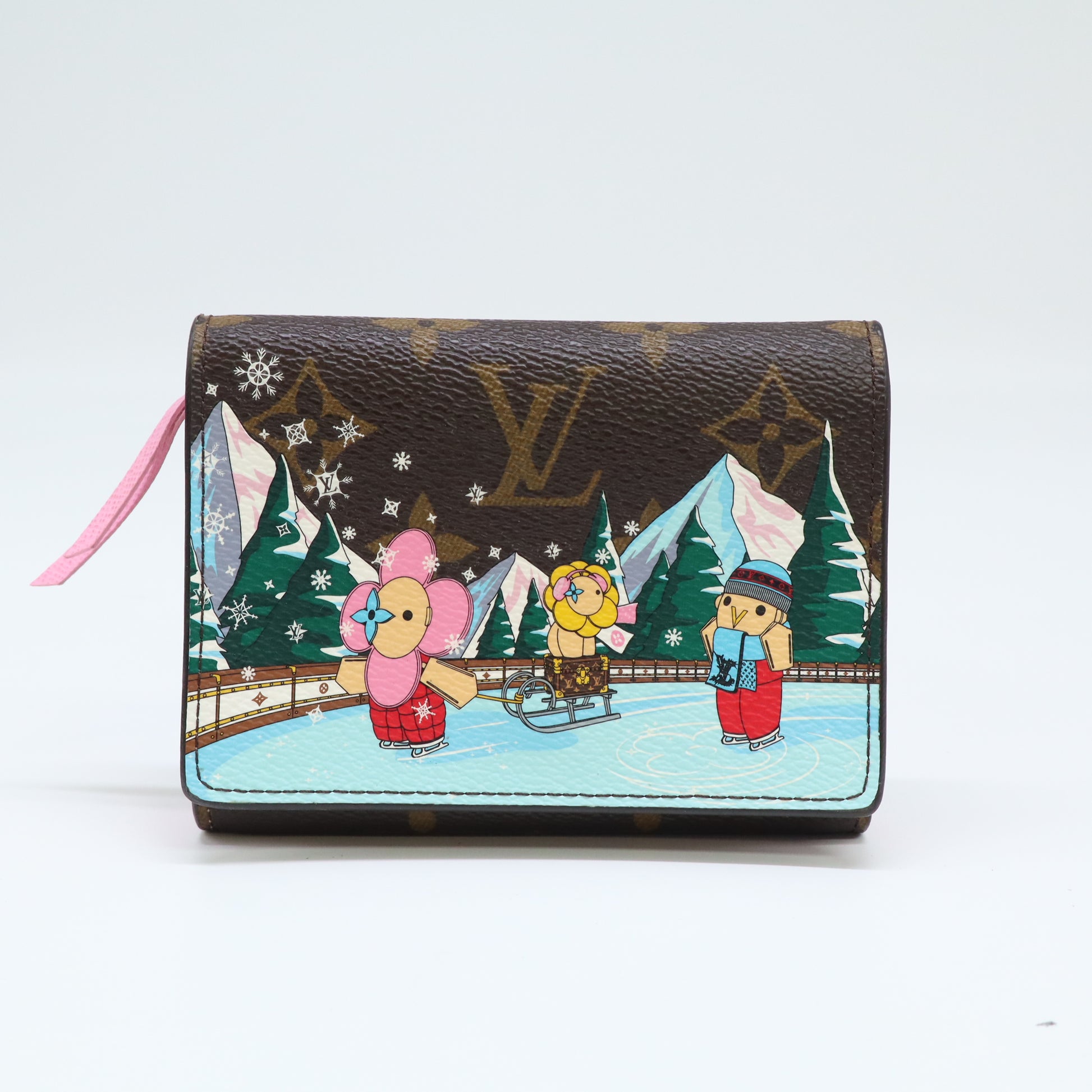 Louis Vuitton Monogram Vivienne Ice Skating Victorine Wallet W21886