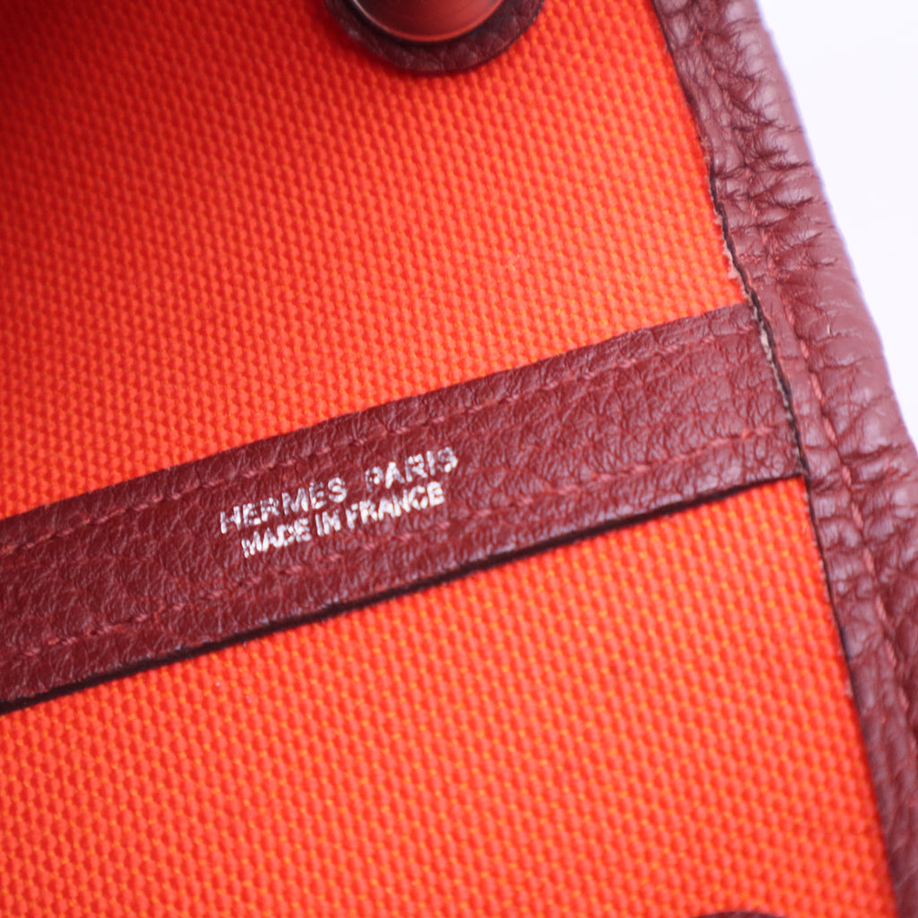 Hermes Toile Garden Party Voyage Bag B20405