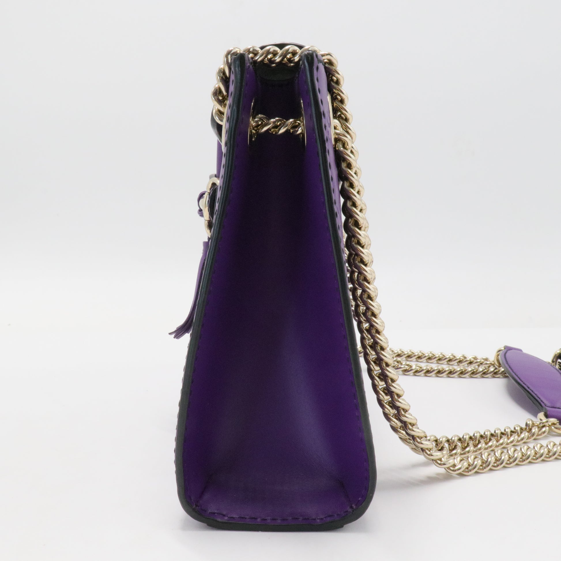 Guccissima Small Emily Chain Shoulder Bag Purple