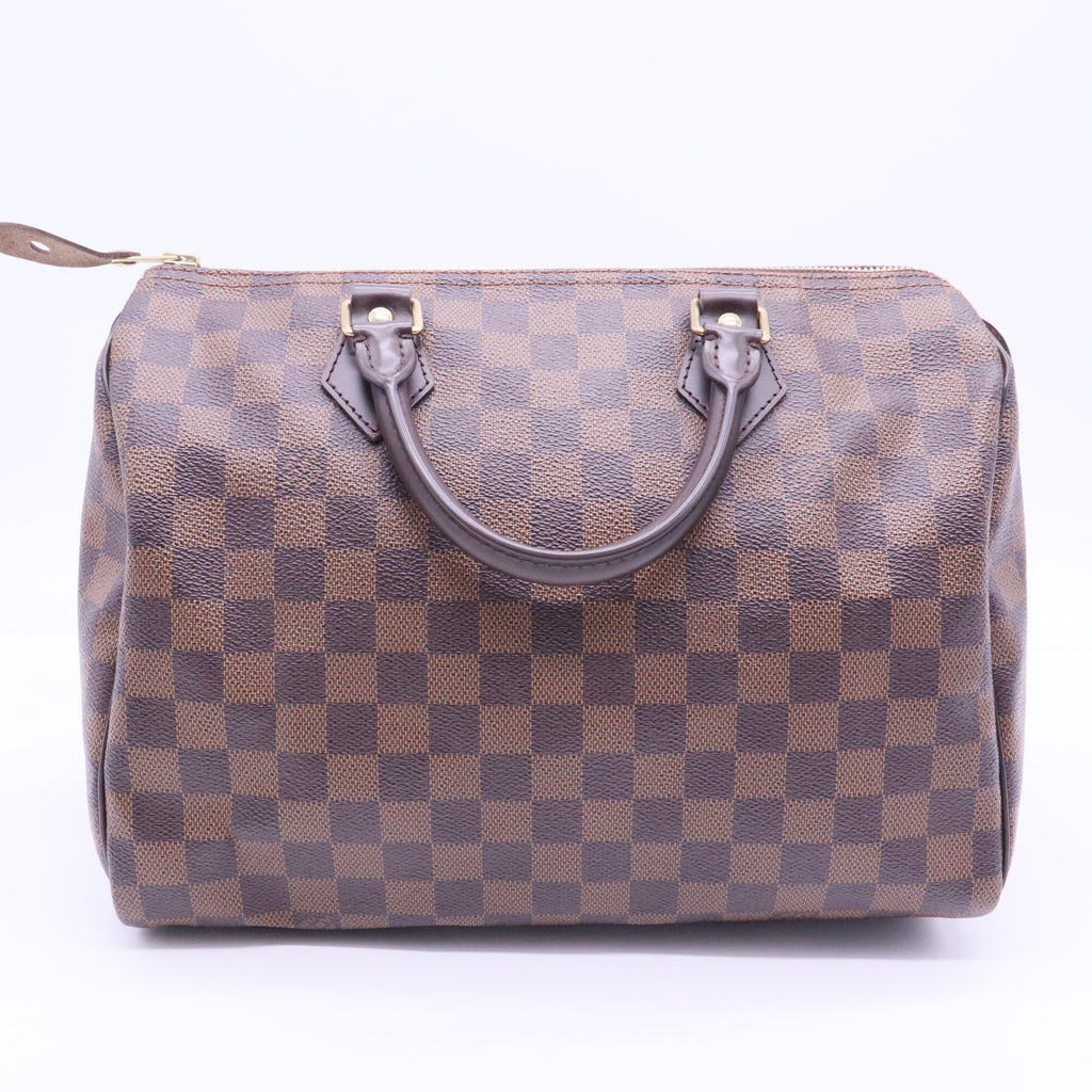 Damier Ebene Canvas Speedy 30 Bag