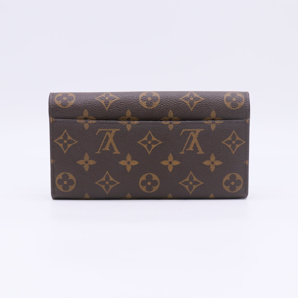 Fuchsia Monogram Canvas Jeanne Wallet W22691