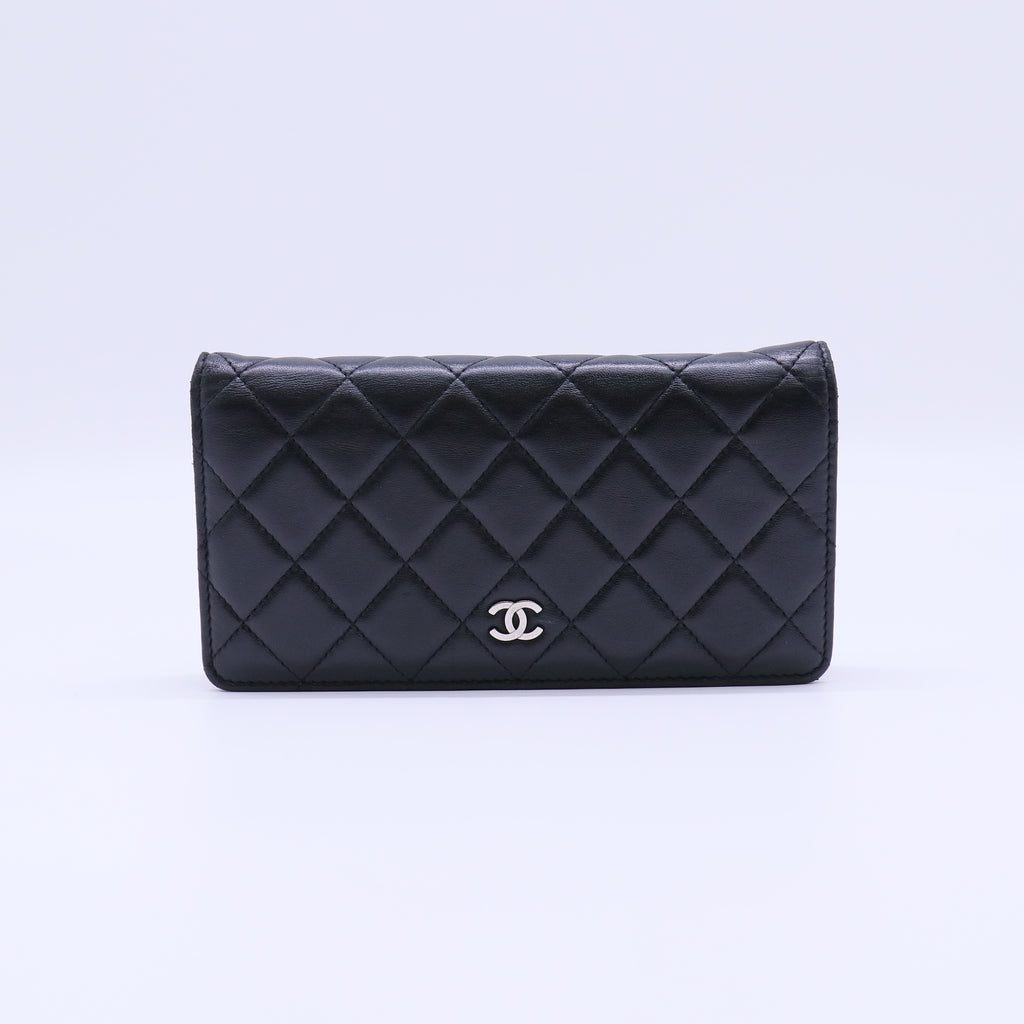 Chanel L-Yen Wallet Quilted Lambskin Long Twins LDJ4244