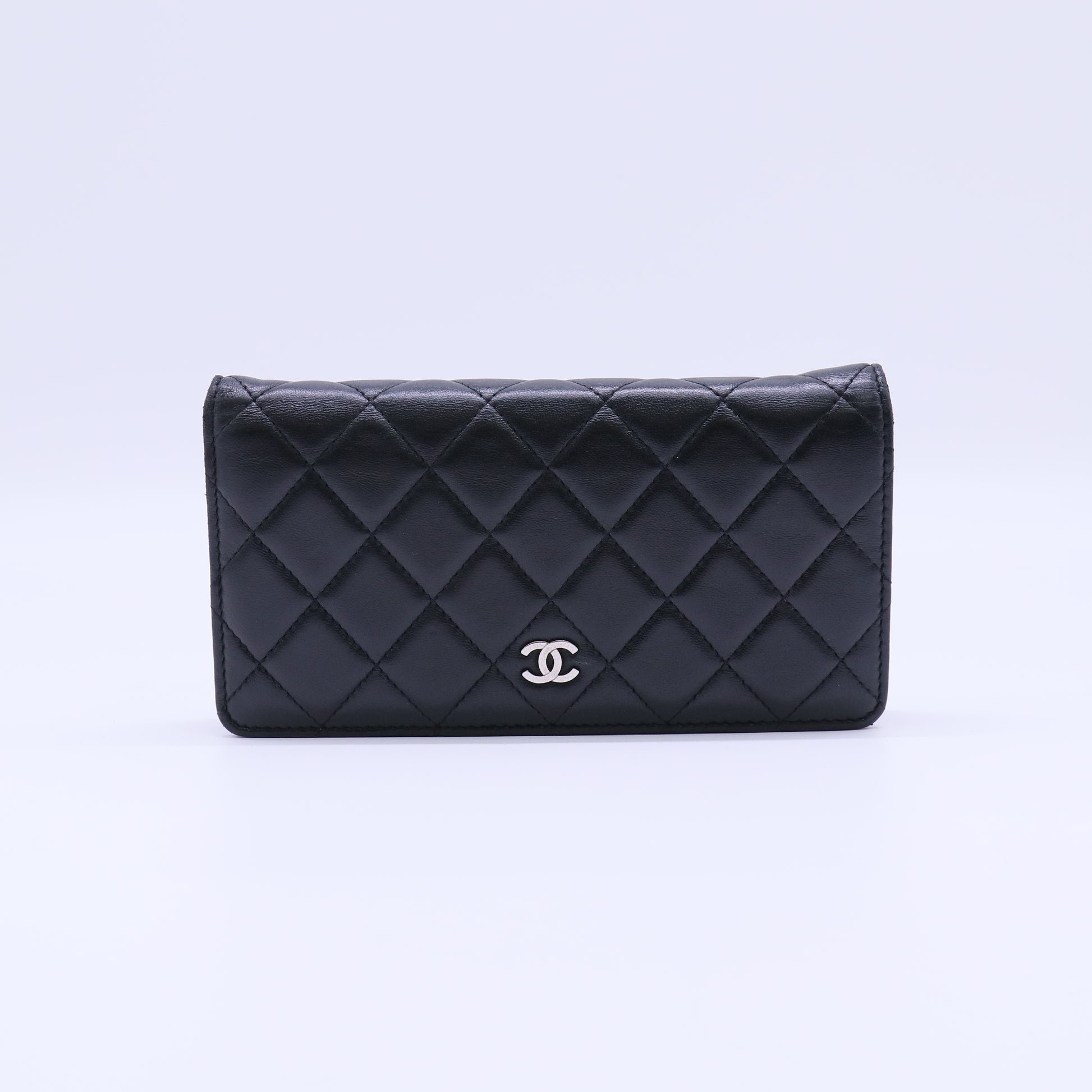 Chanel L-Yen Wallet Quilted Lambskin Long Twins LDJ4244