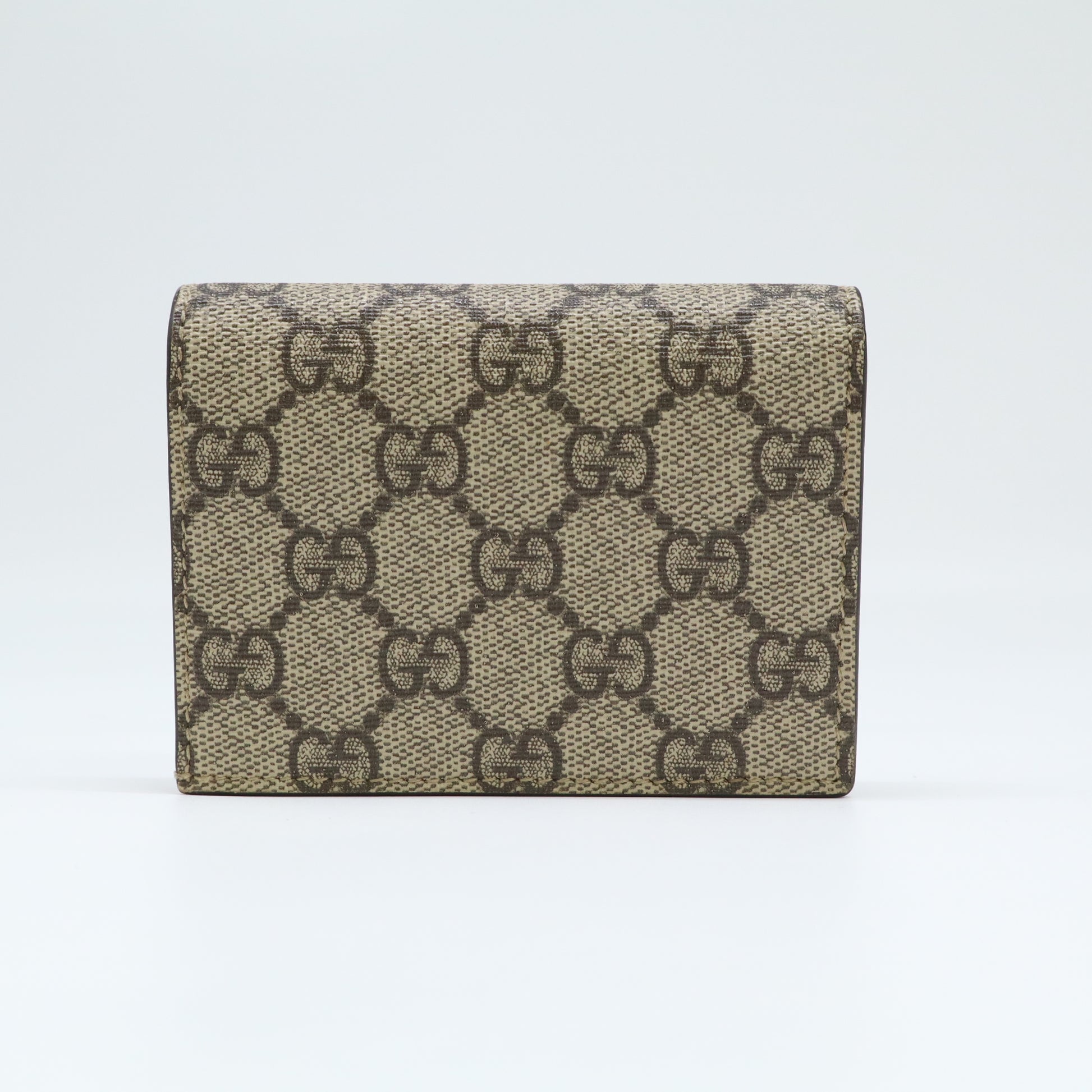 Gucci GG Supreme Snake Heart Embroidered Card Case W21878