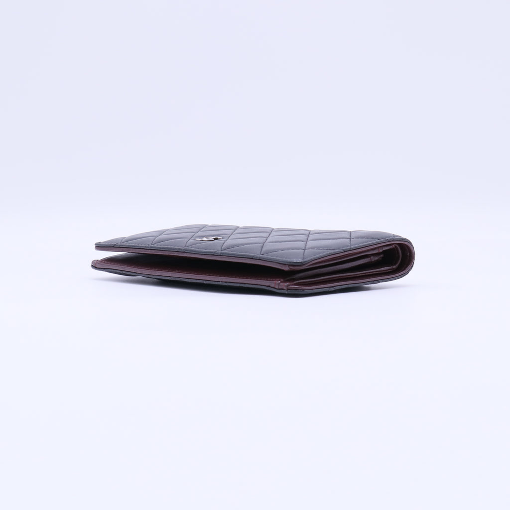 Chanel L-Yen Wallet Quilted Lambskin Long Twins LDJ4244