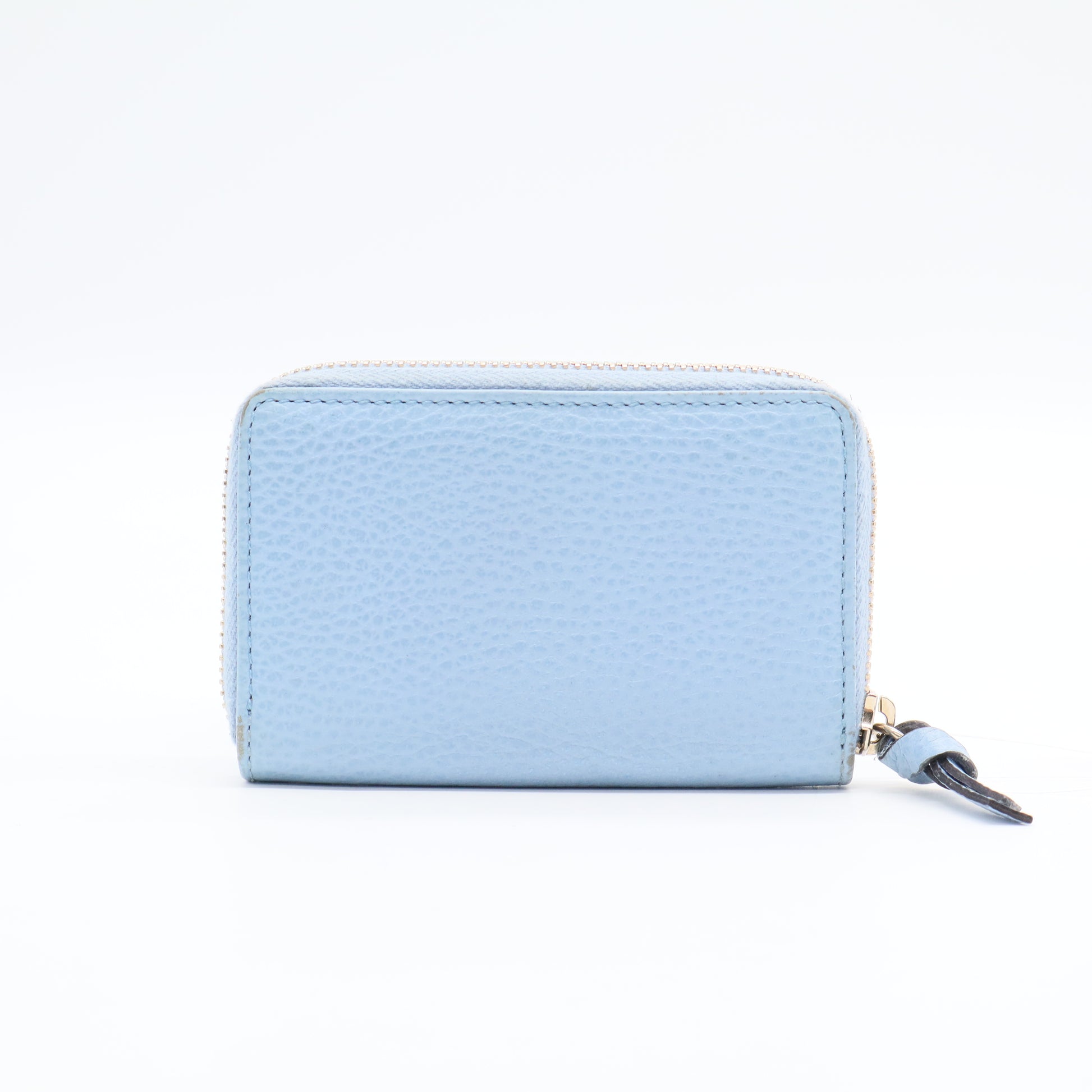 Gucci Original Leather Dollar Calf Wallet in Mineral Blue