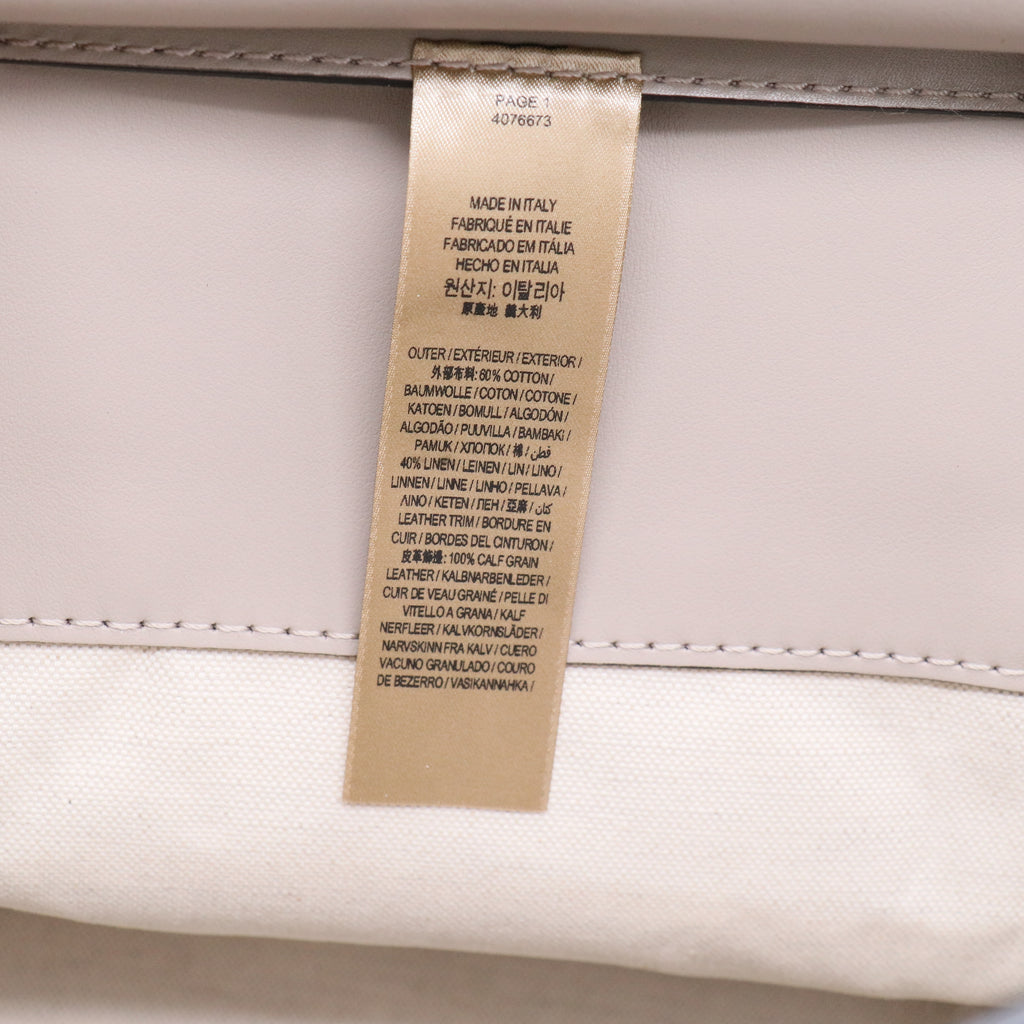 Burberry Grey/White Pebbled Leather Medium Belt Bag Twins LDJ3115