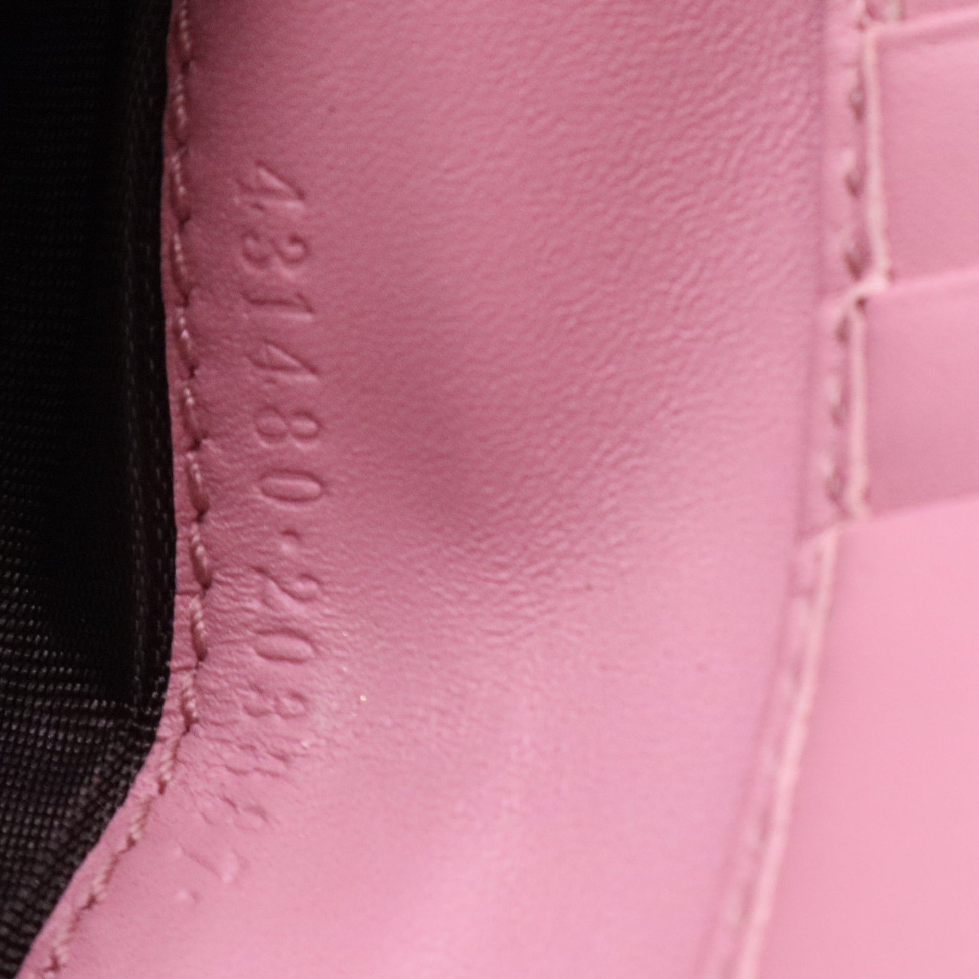 GG Supreme Monogram Pearl Studded French Wallet