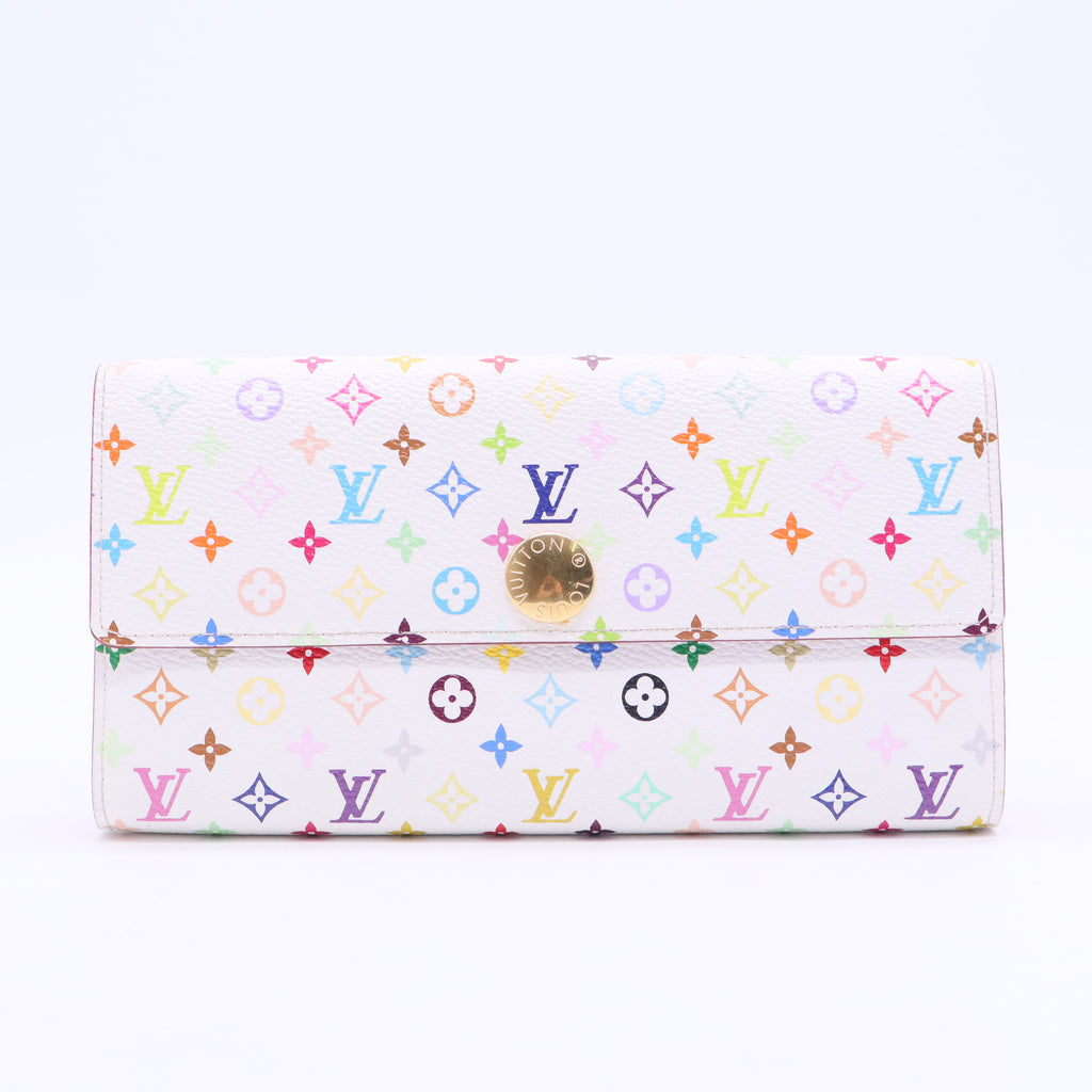 Monogram Multicolor Sarah Wallet White Grenade