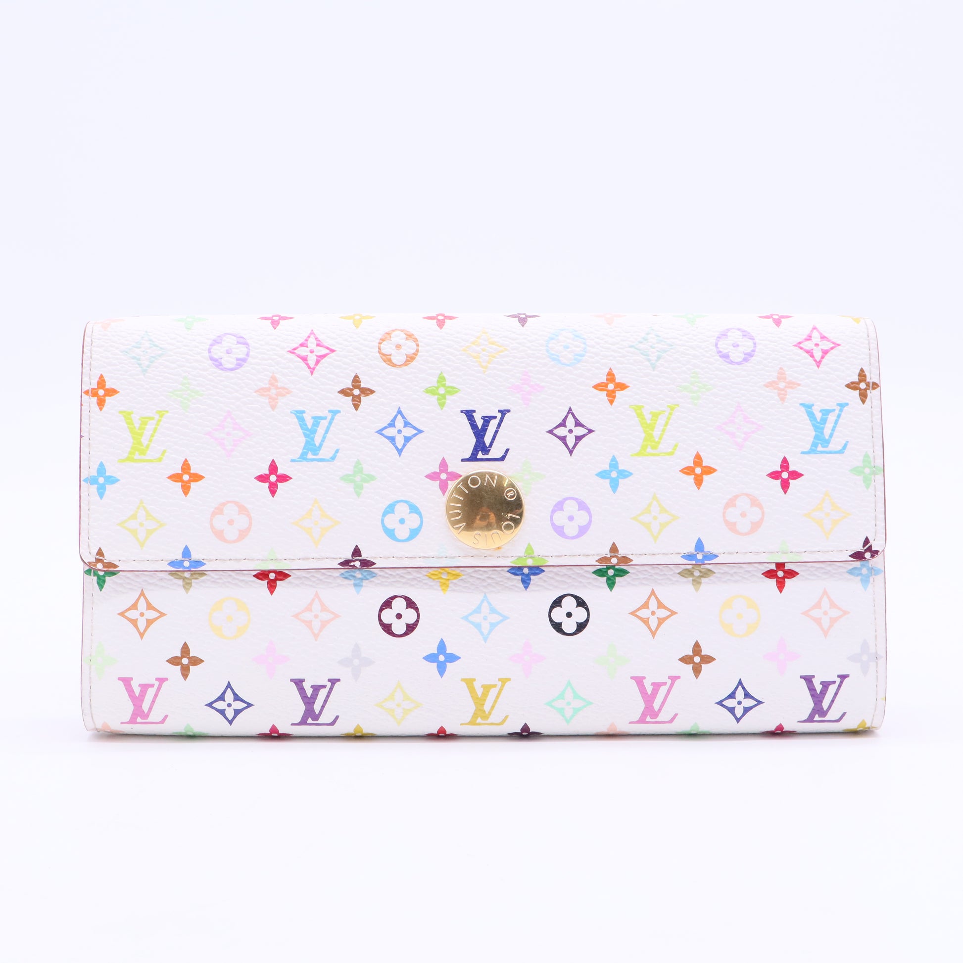 Monogram Multicolor Sarah Wallet White Grenade