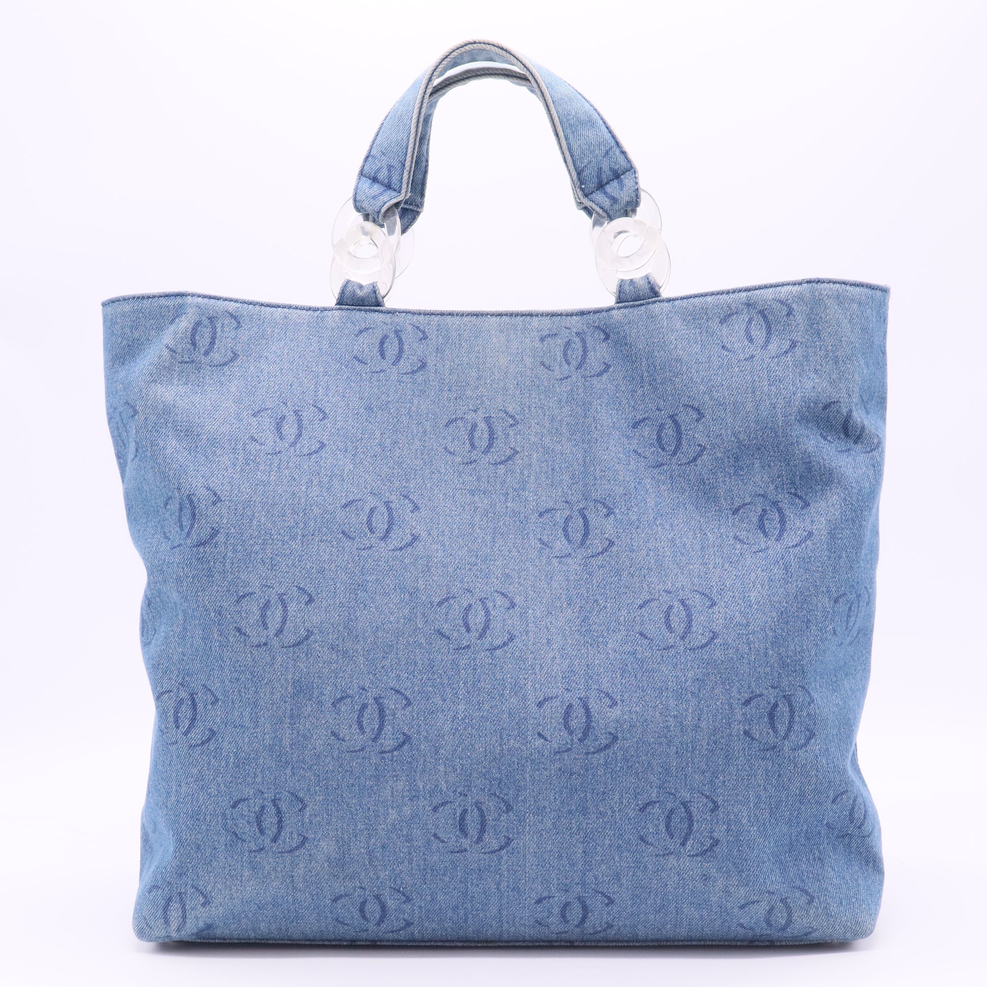 Vintage CC Tote Denim Large