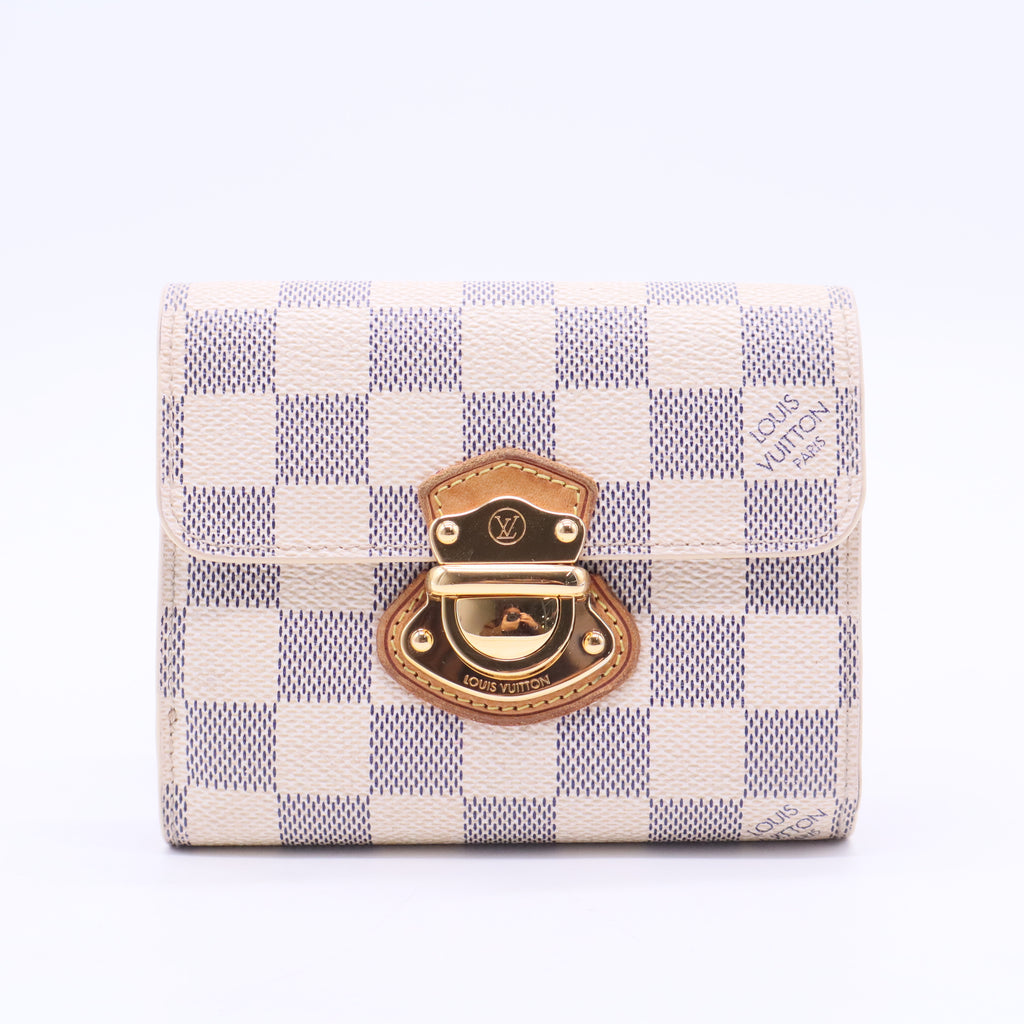 2011 Damier Azur Pattern Joey Wallet