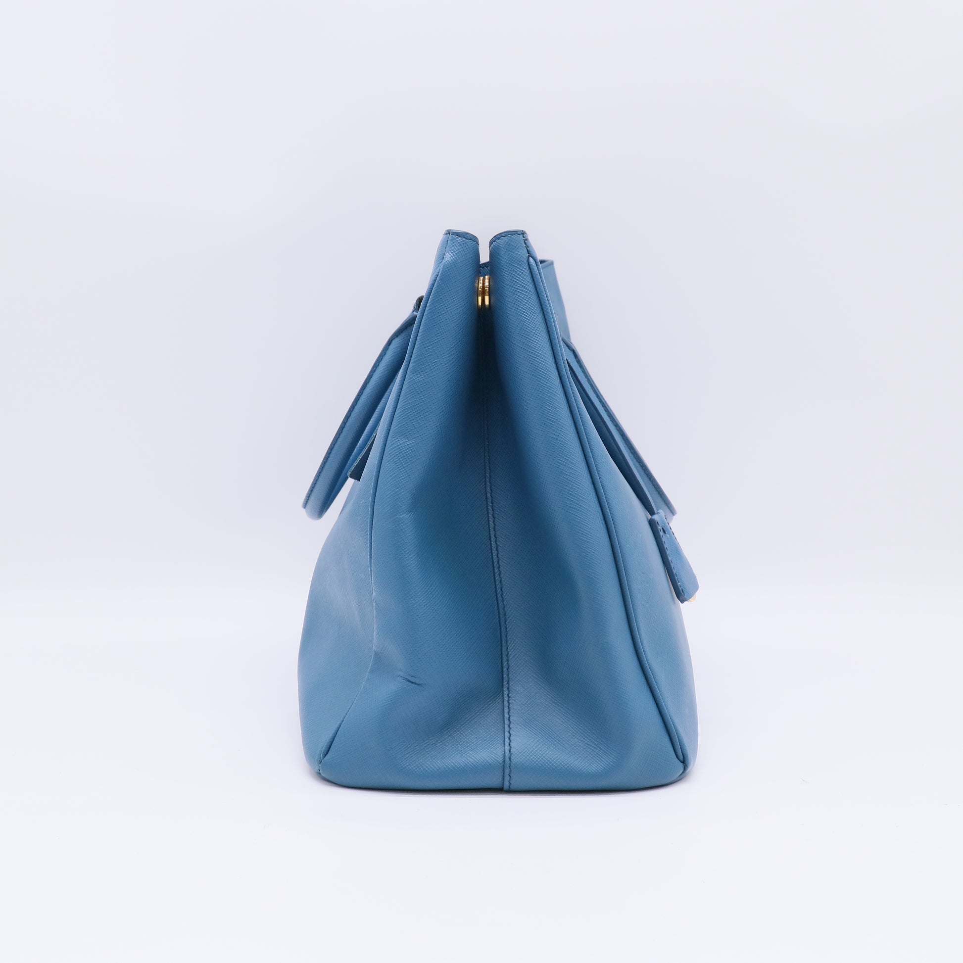Prada Cobalto Saffiano Lux Leather Tote Bag  twins B23392