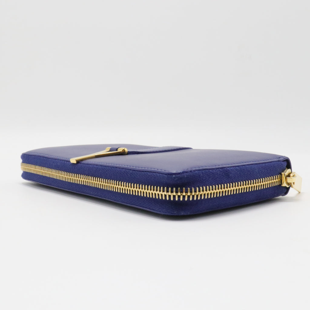 Classic Y Ligne Leather Continental Wallet