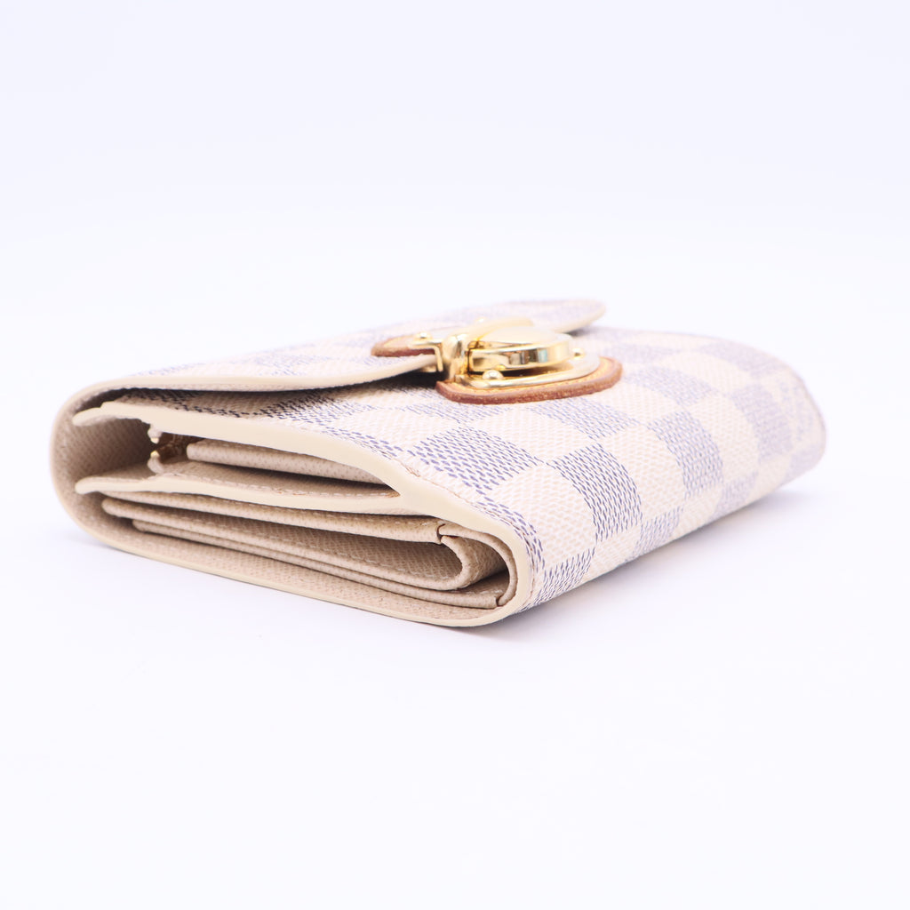 2011 Damier Azur Pattern Joey Wallet