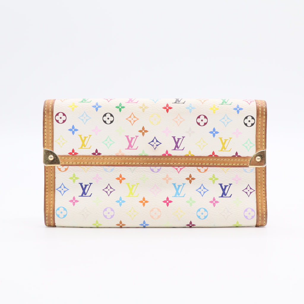 Monogram Multicolor Porte Tresor International Wallet White twins LDJ3111