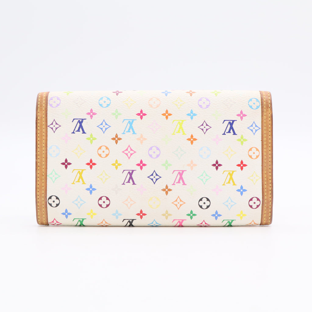 Monogram Multicolor Porte Tresor International Wallet White twins LDJ3111