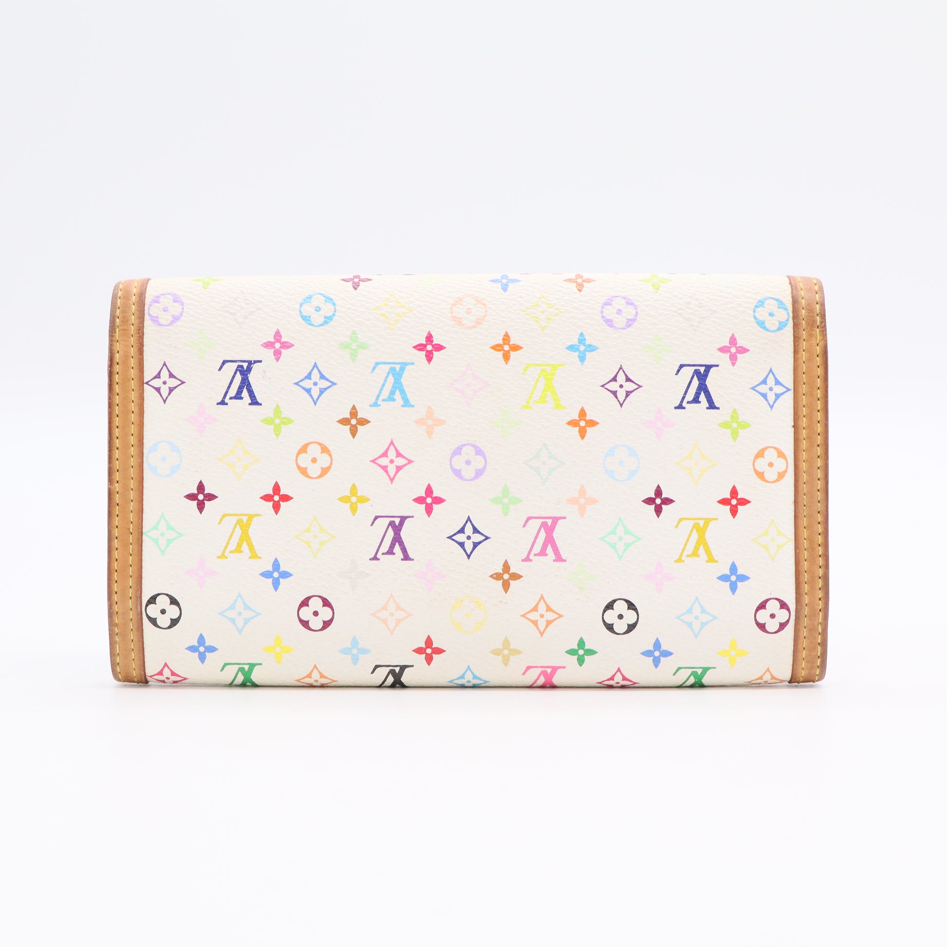 Monogram Multicolor Porte Tresor International Wallet White twins LDJ3111