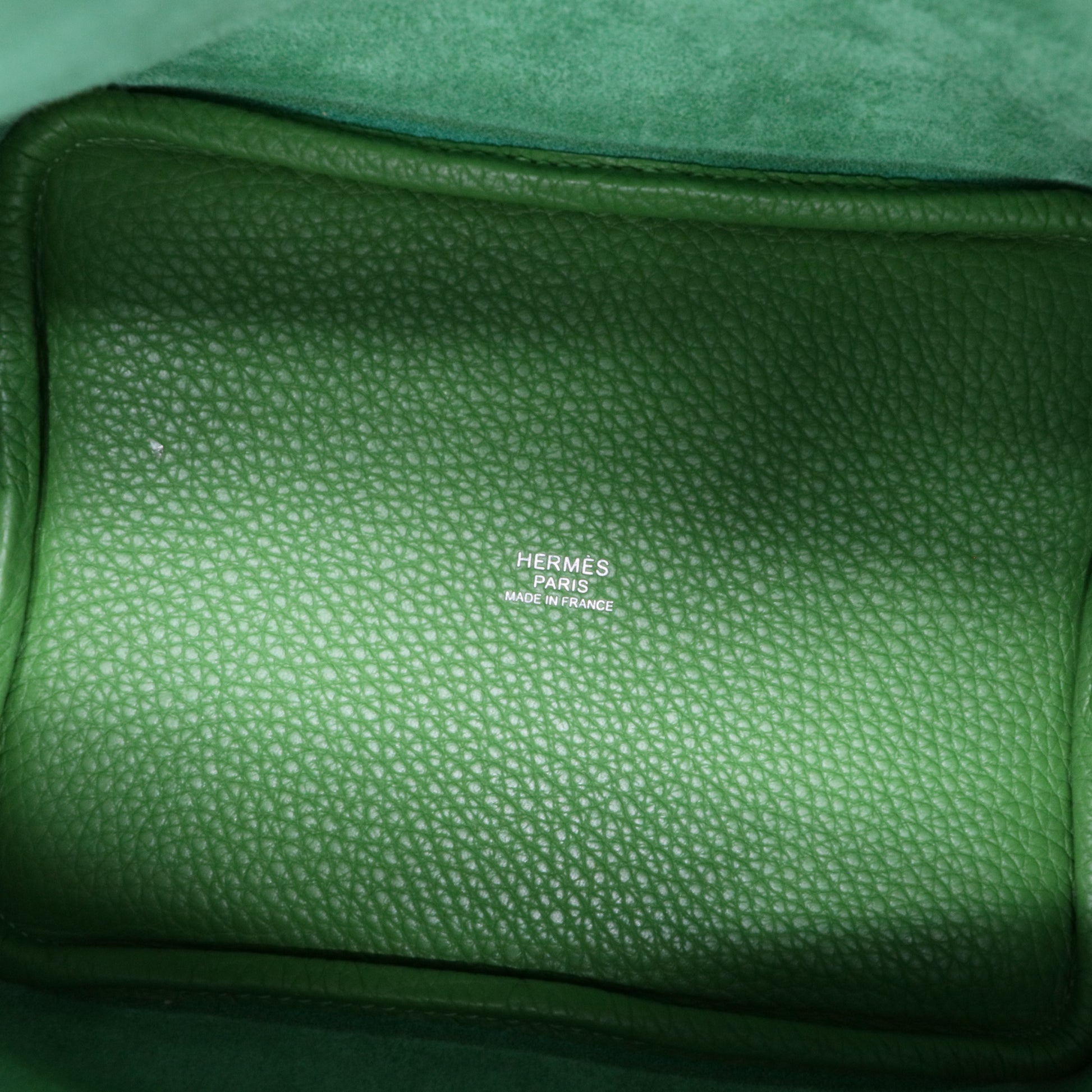 Hermès Picotin Lock 18 Vert Moyen Clemence Palladium Hardware Twins LDJ3108