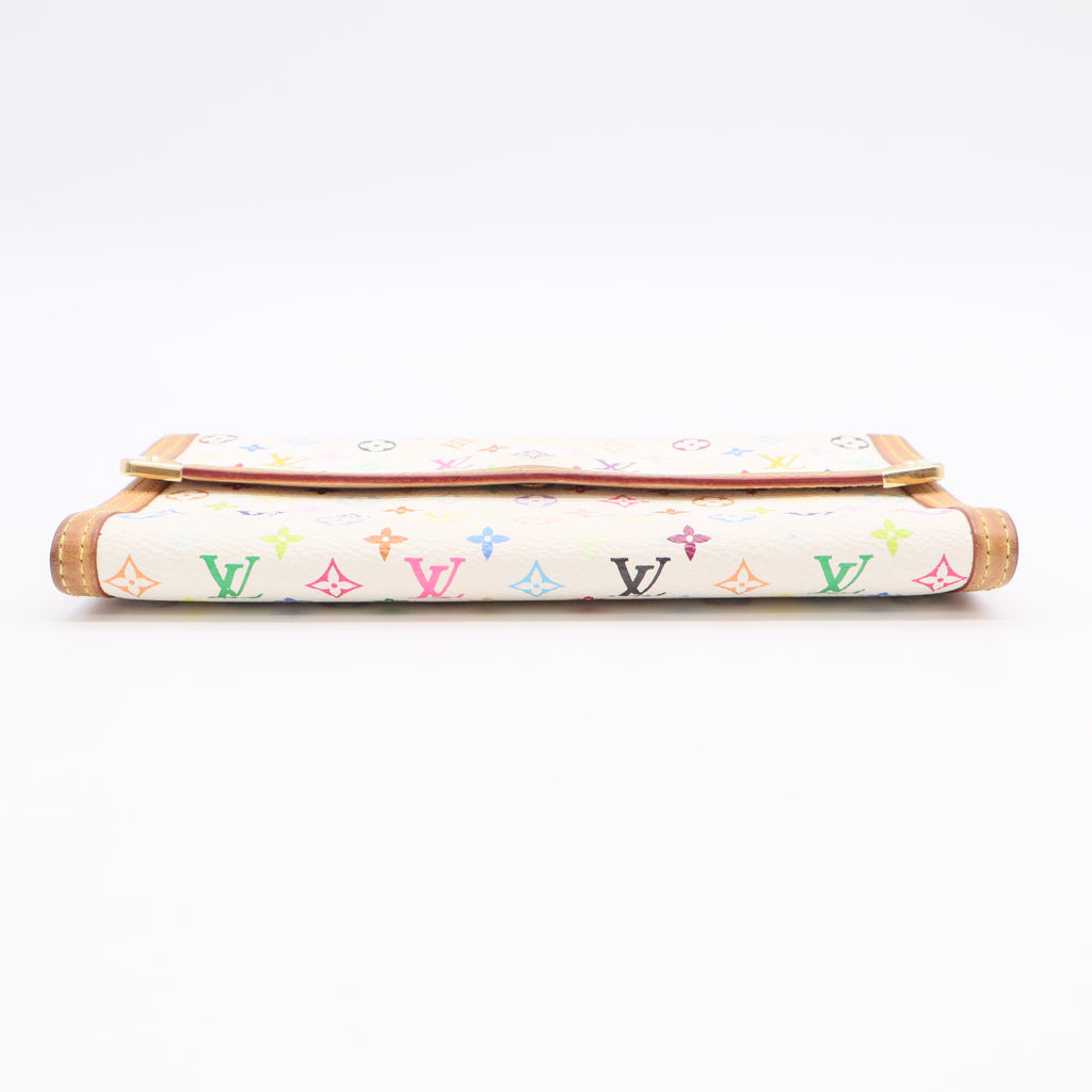 Monogram Multicolor Porte Tresor International Wallet White twins LDJ3111