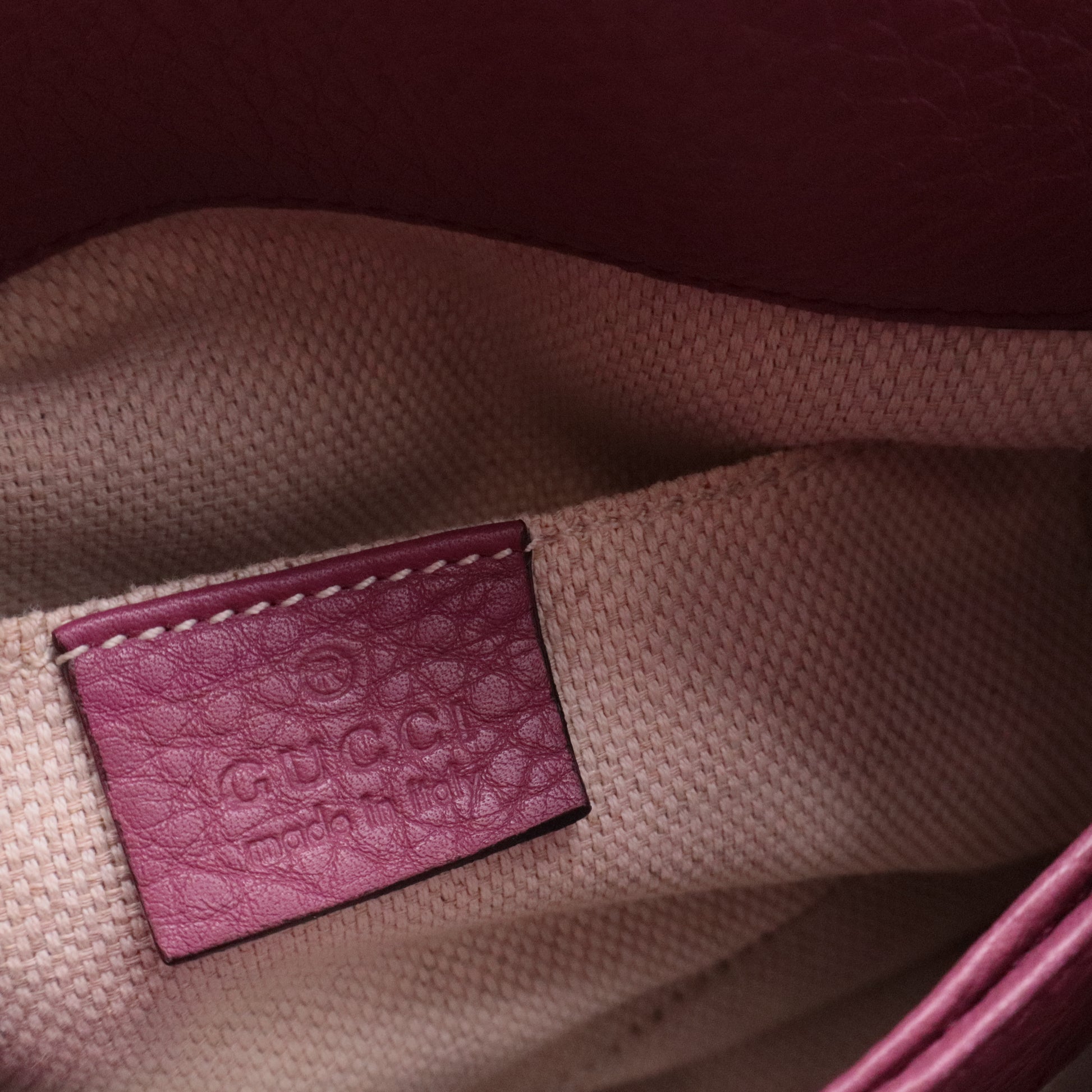 Soho Chain Strap Shoulder Bag Leather Mini