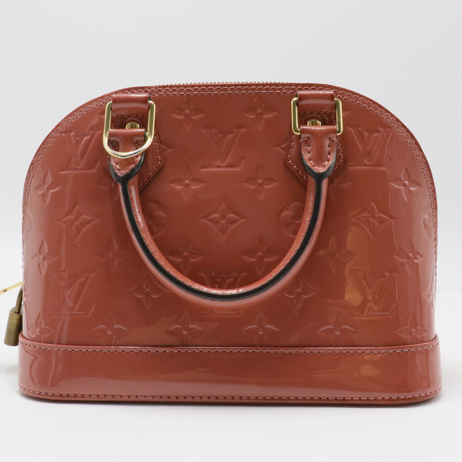 Alma Handbag Monogram Vernis BB