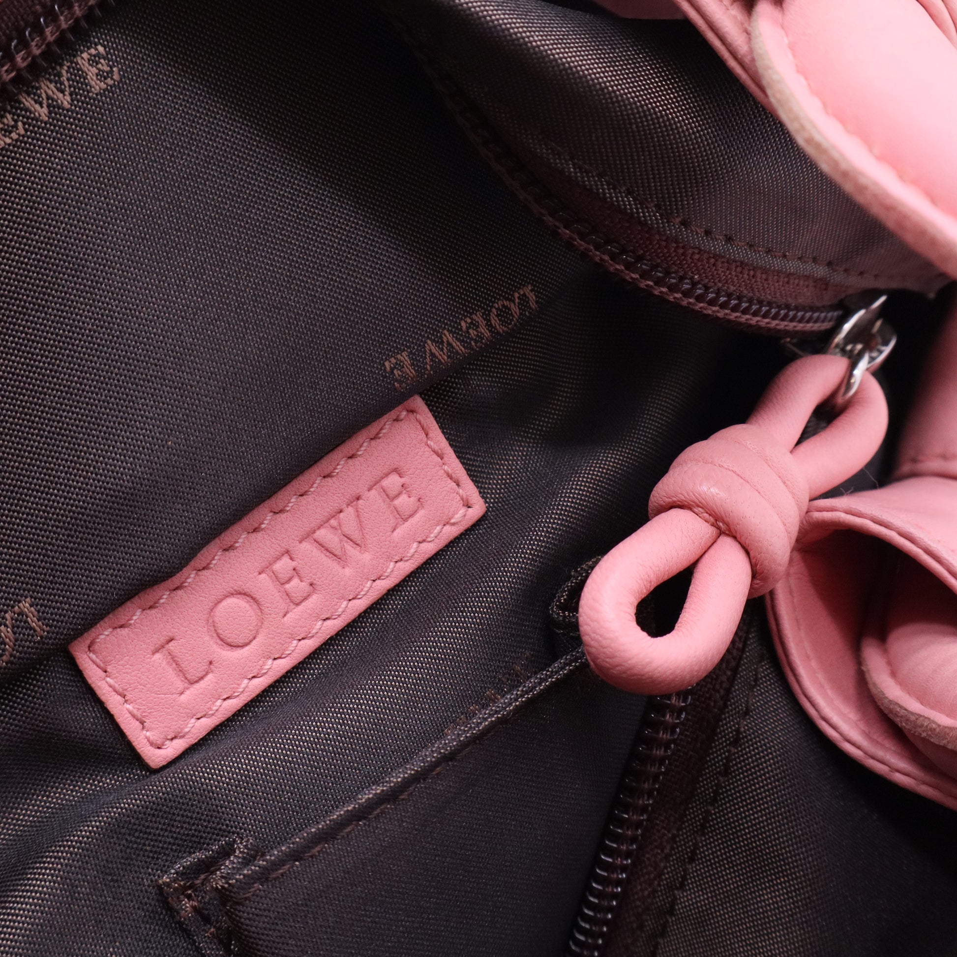 Pink Leather Aire Shoulder Bag