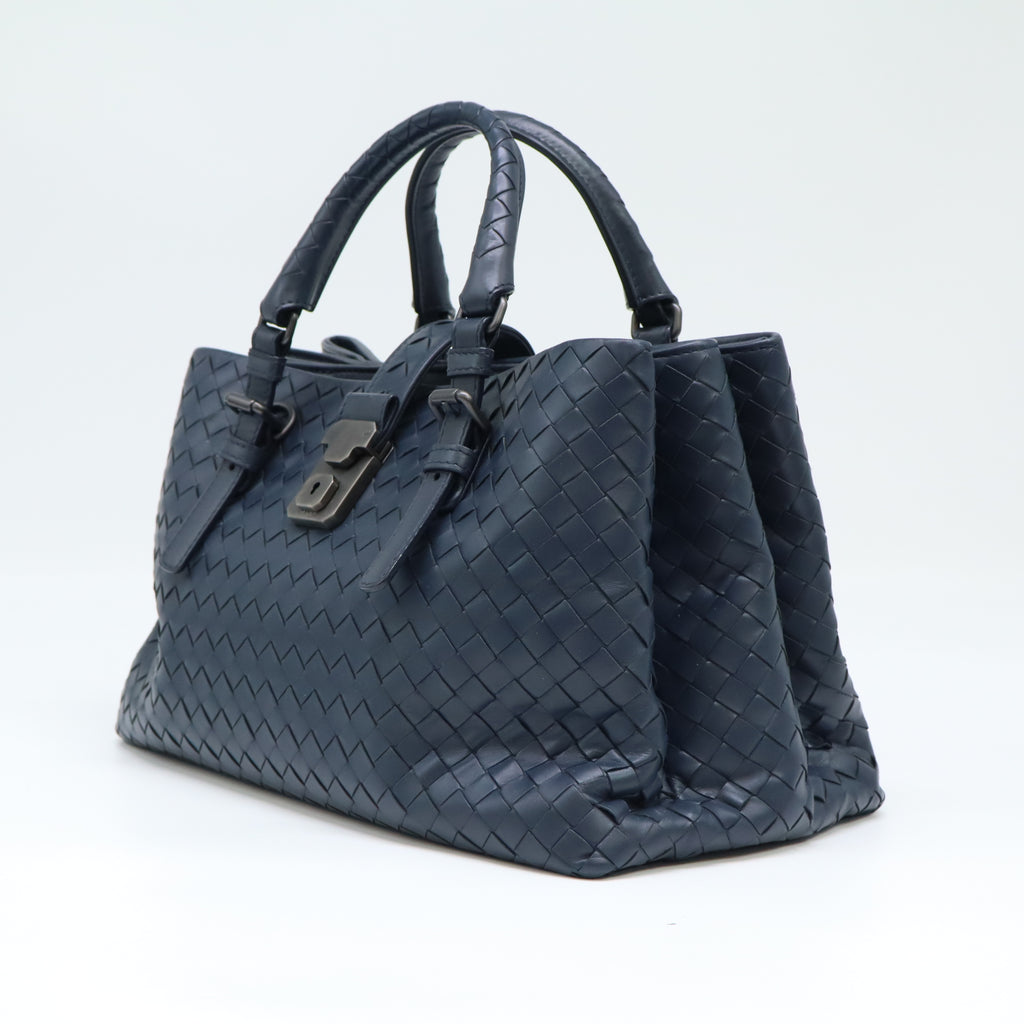 Roma Intrecciato Leather Bag B22424