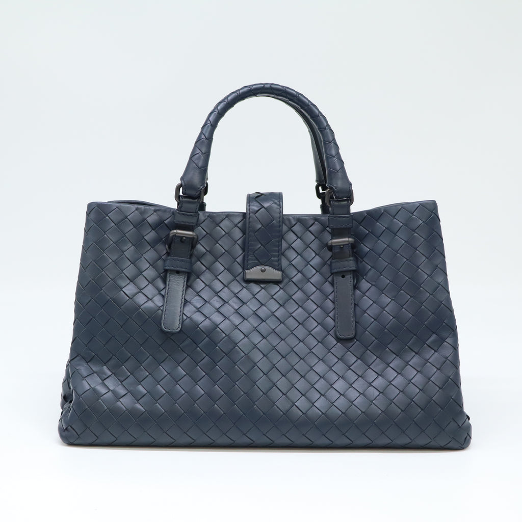 Roma Intrecciato Leather Bag B22424