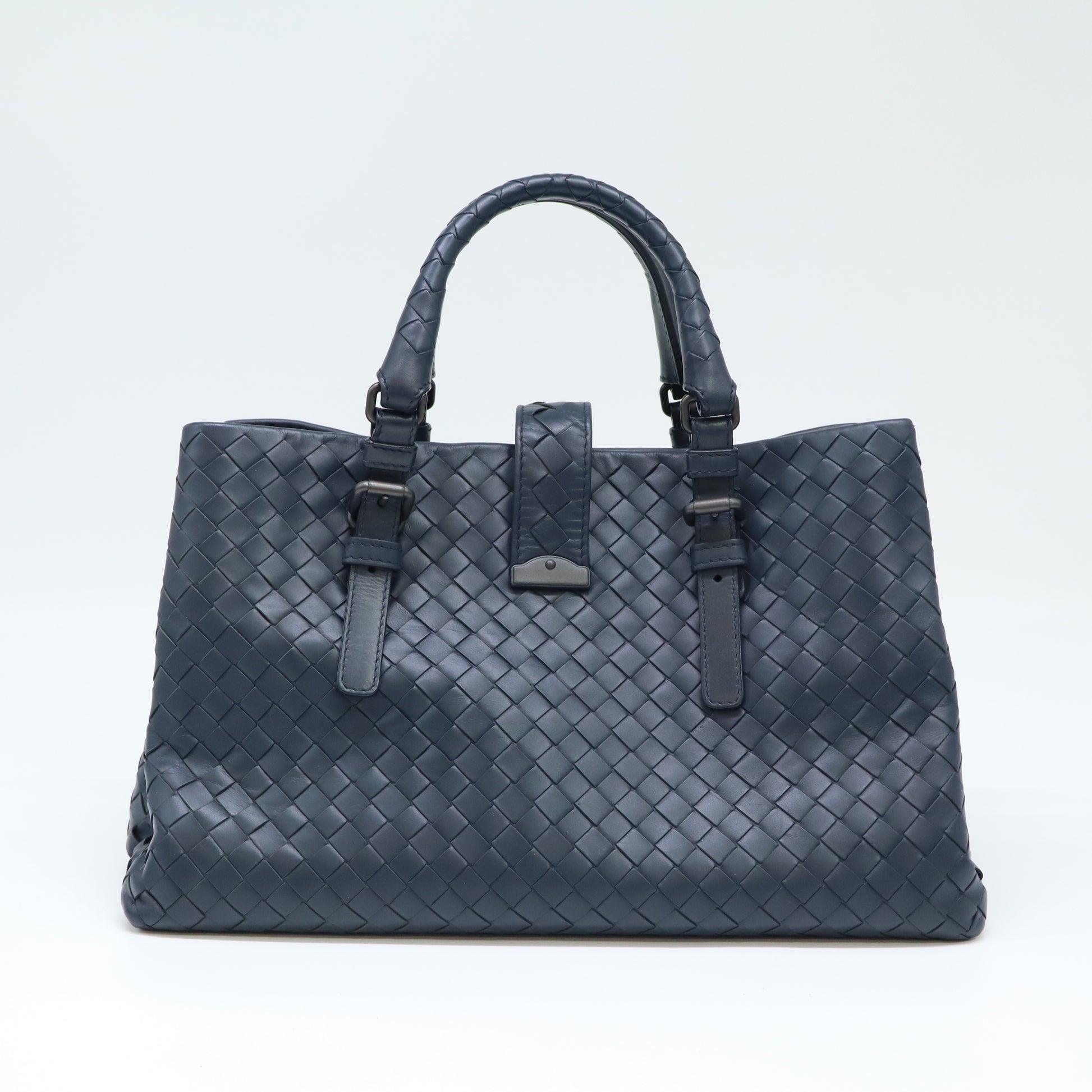 Roma Intrecciato Leather Bag B22424