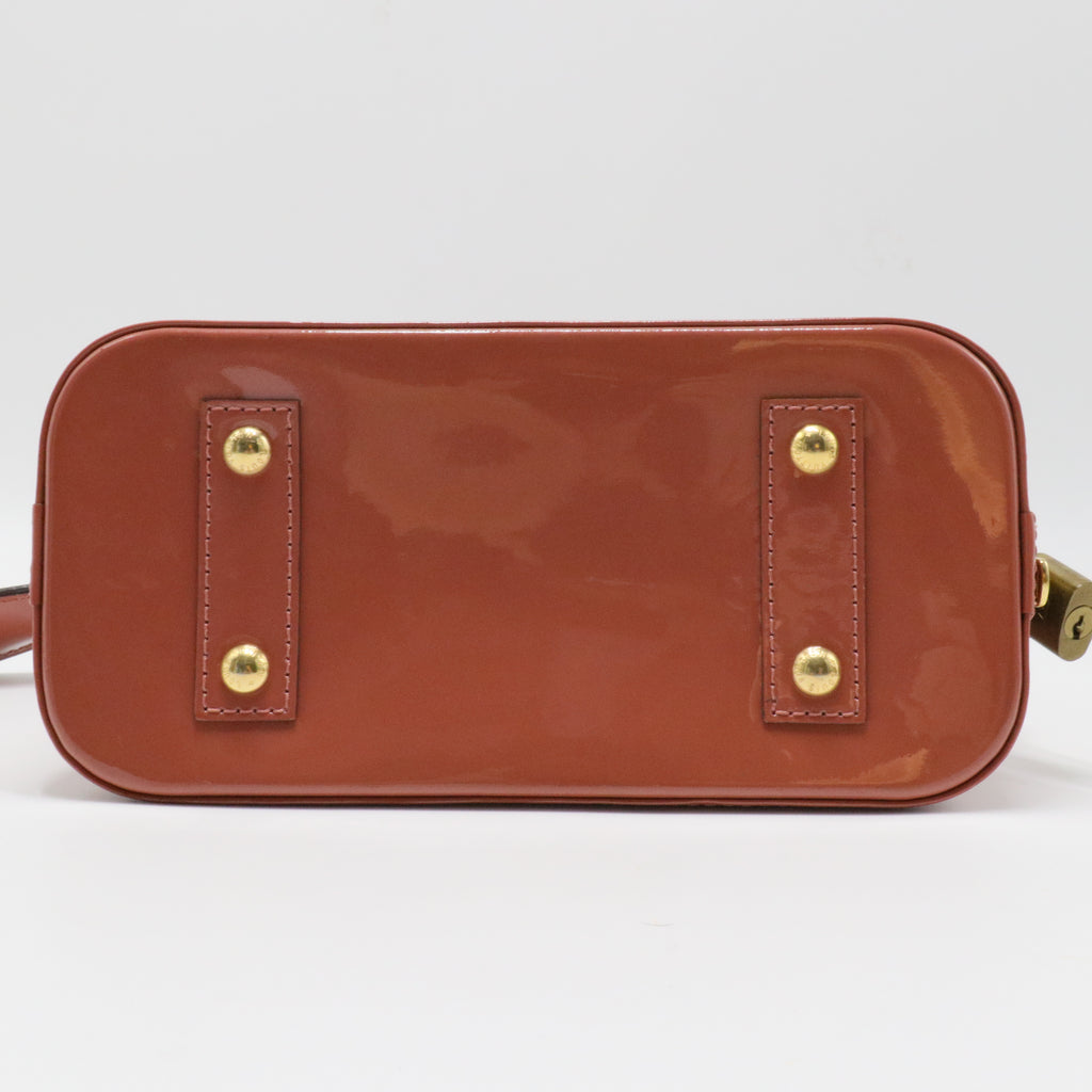 Alma Handbag Monogram Vernis BB