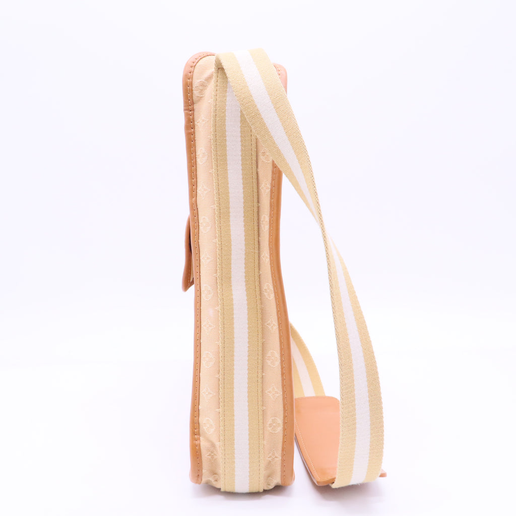 Beige Monogram Lin Canvas Mary Kate Bag