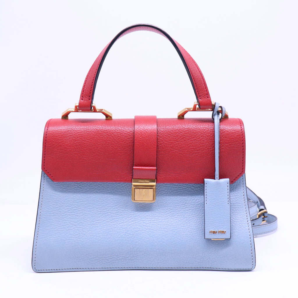 Bandoliera Madras Bi-Color Handle Bag B21301