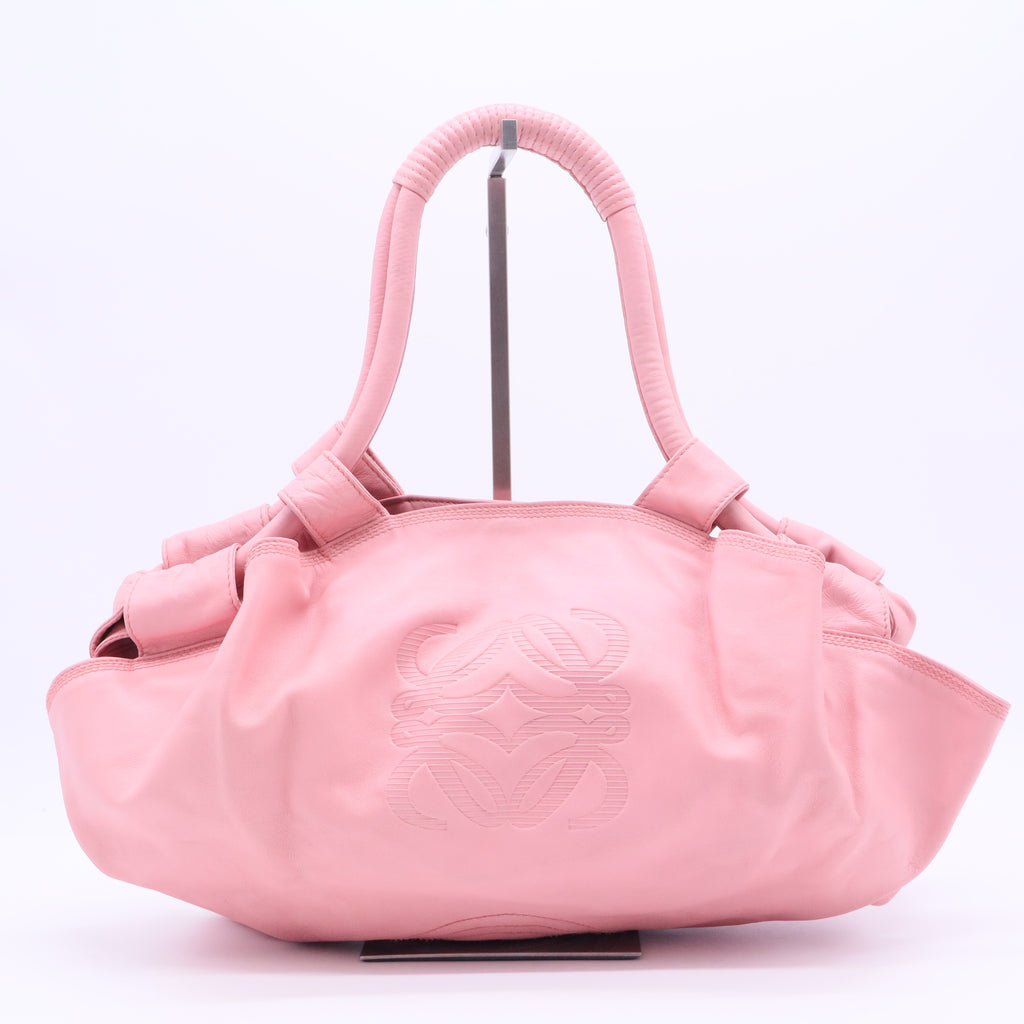 Pink Leather Aire Shoulder Bag
