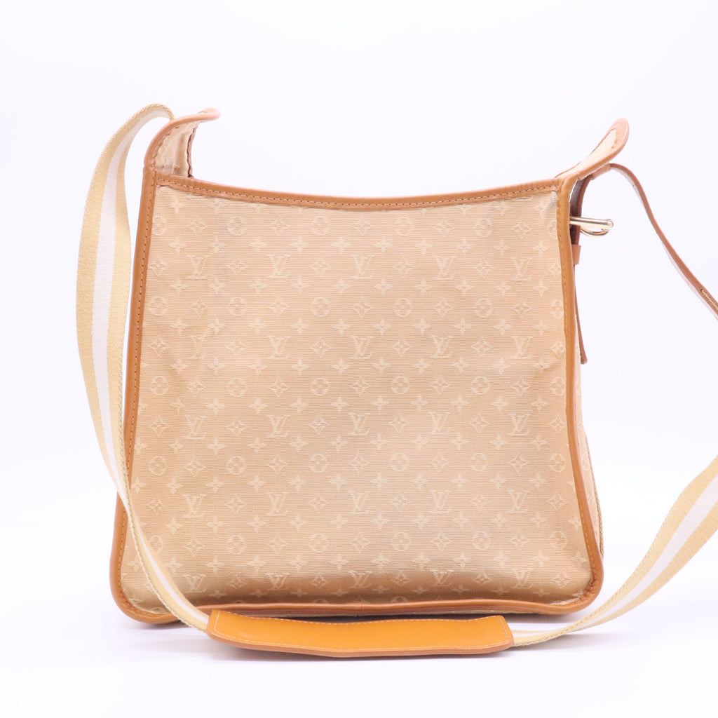 Beige Monogram Lin Canvas Mary Kate Bag