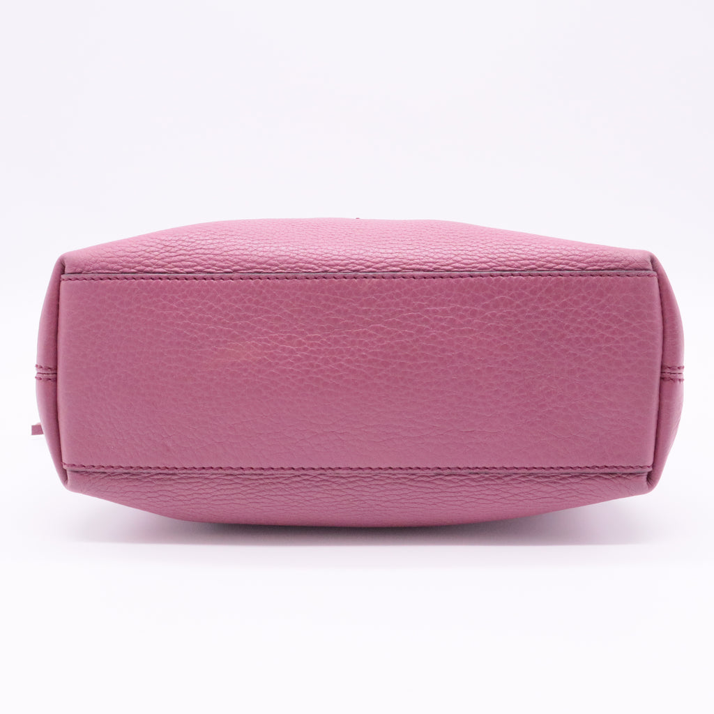 Soho Chain Strap Shoulder Bag Leather Mini