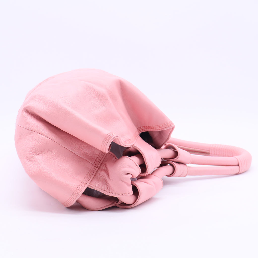 Pink Leather Aire Shoulder Bag