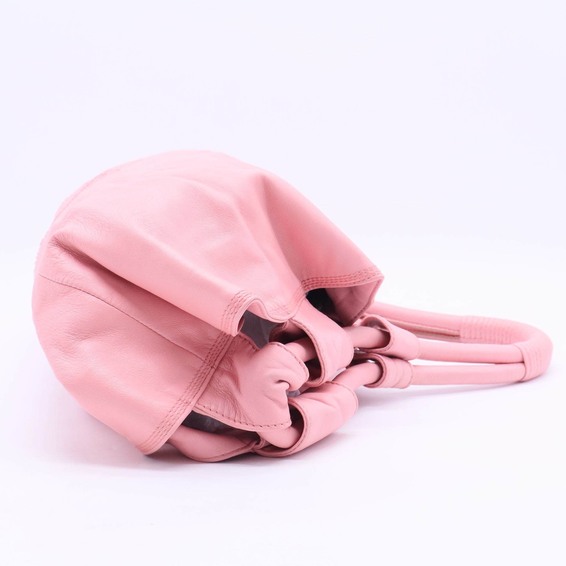 Pink Leather Aire Shoulder Bag