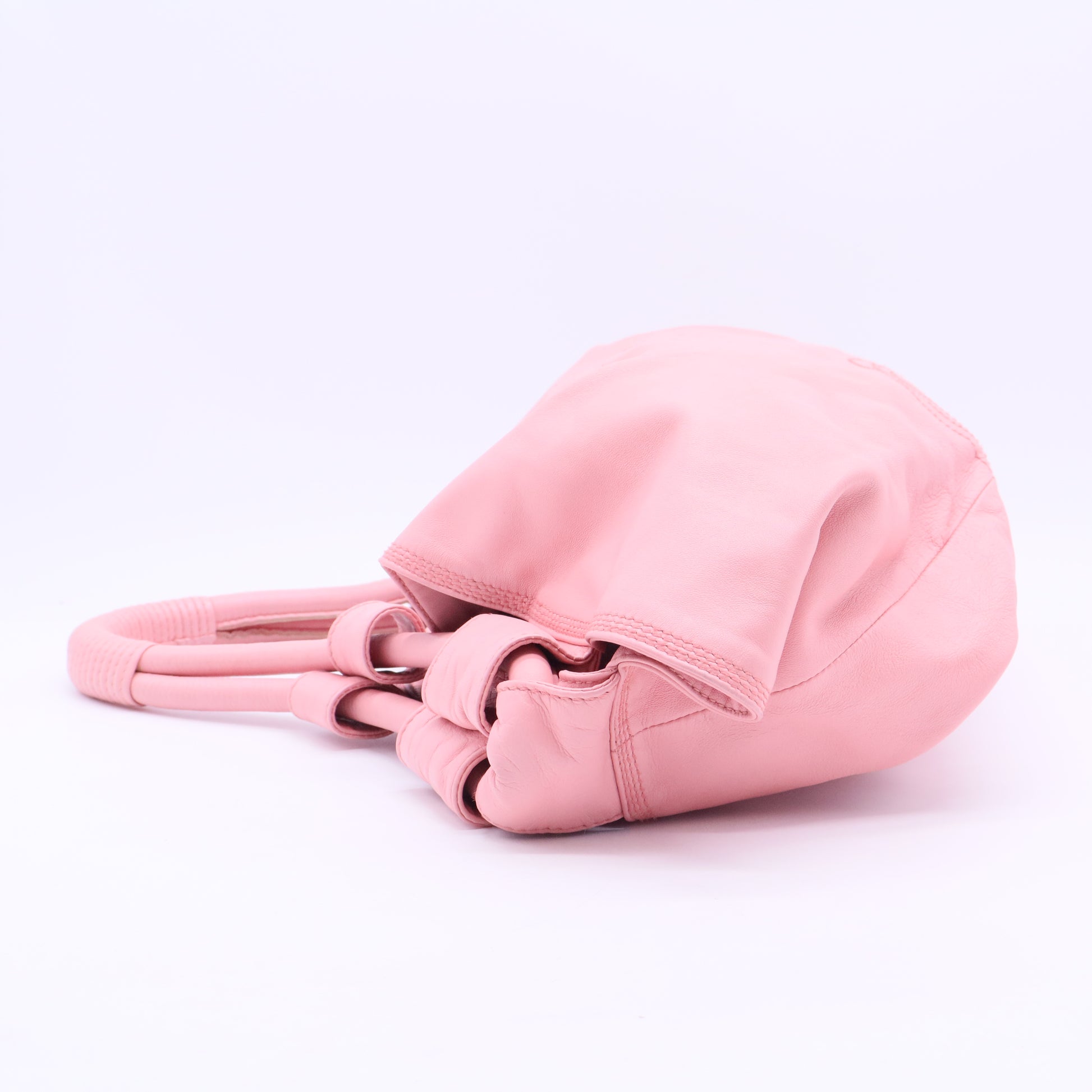 Pink Leather Aire Shoulder Bag