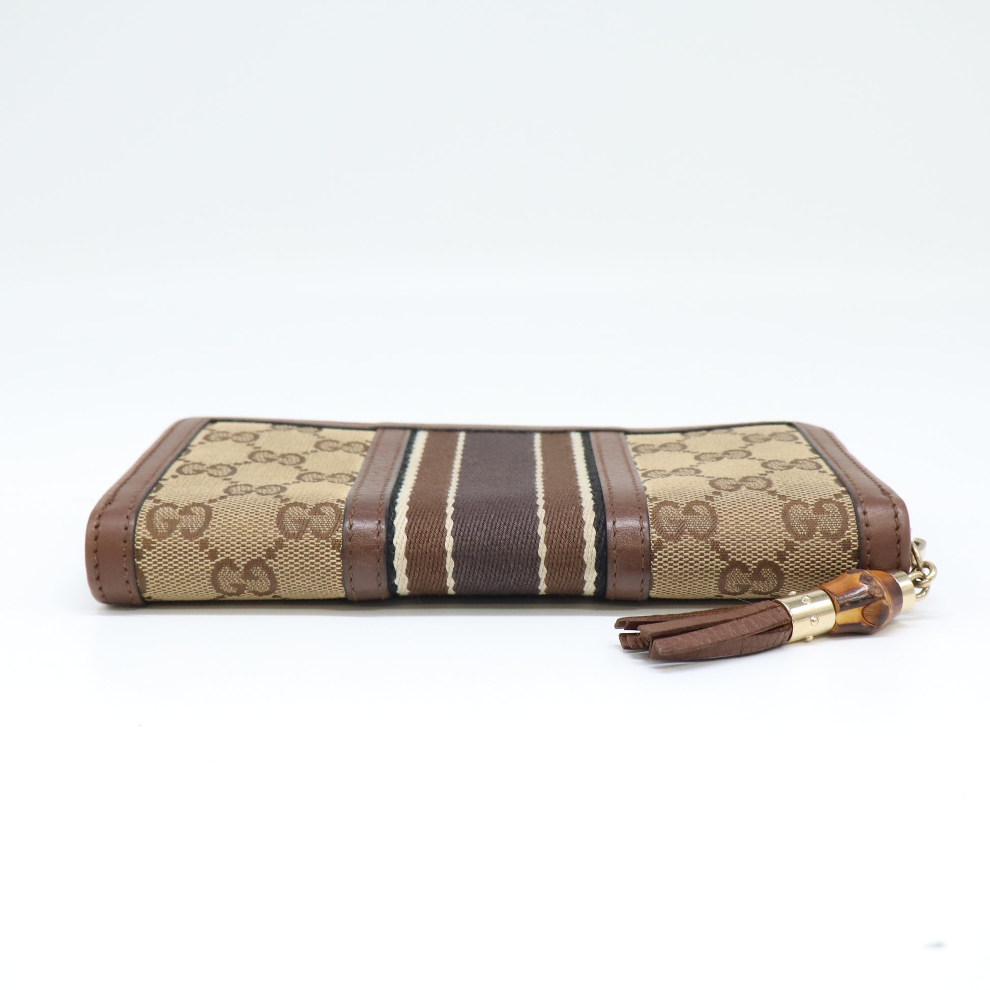 Rania Original GG Canvas Zip Around Wallet W21859