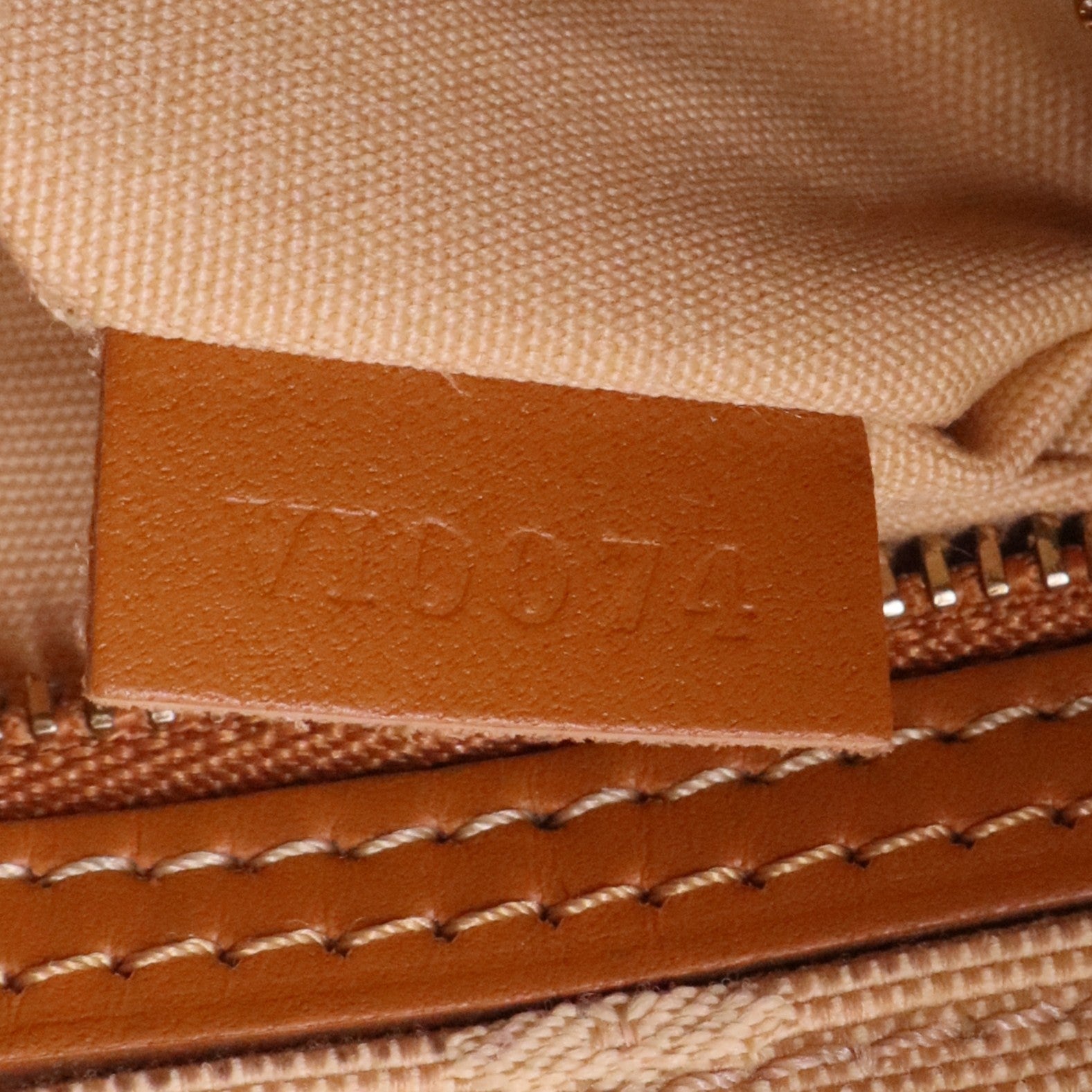 Beige Monogram Lin Canvas Mary Kate Bag