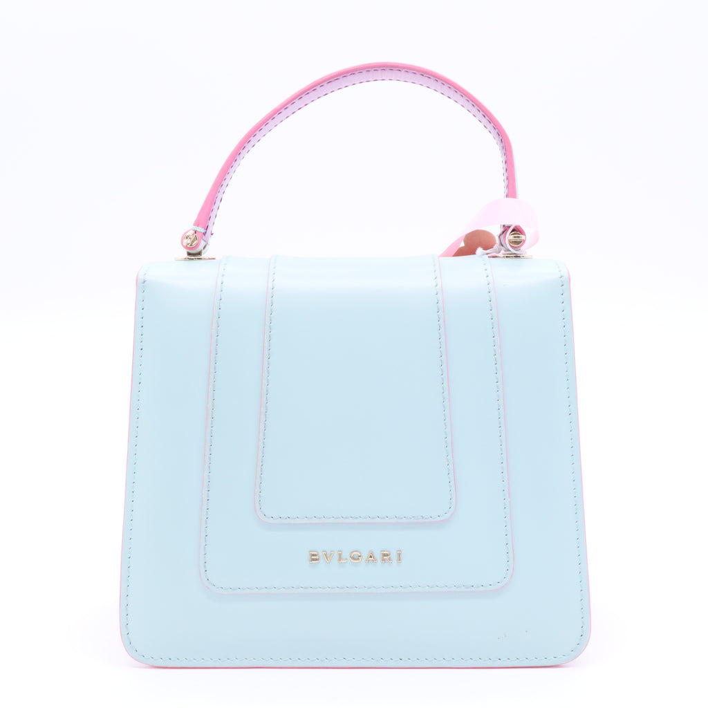 Serpenti Forever Top Handle Bag Leather Small LDJ2209 Twins