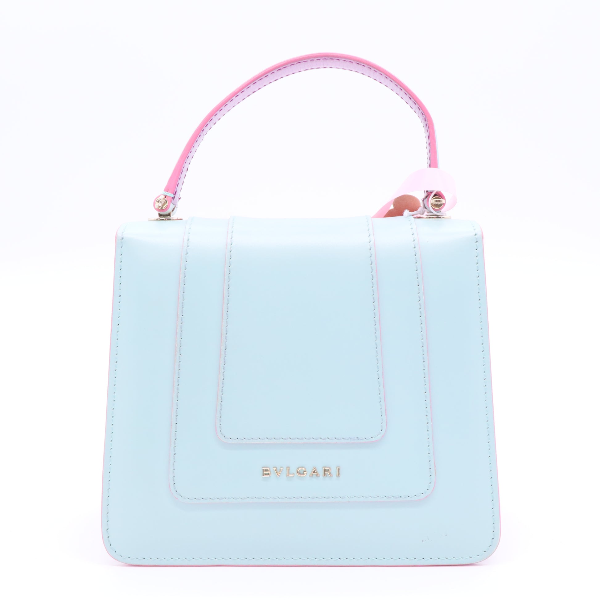 Serpenti Forever Top Handle Bag Leather Small LDJ2209 Twins