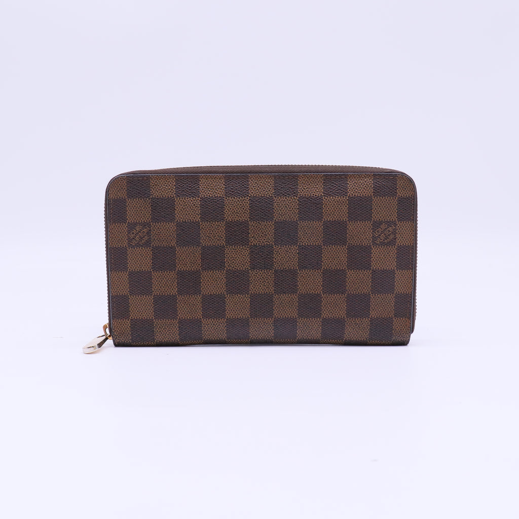 Louis Vuitton Damier Canvas Zippy Wallet twins W21832