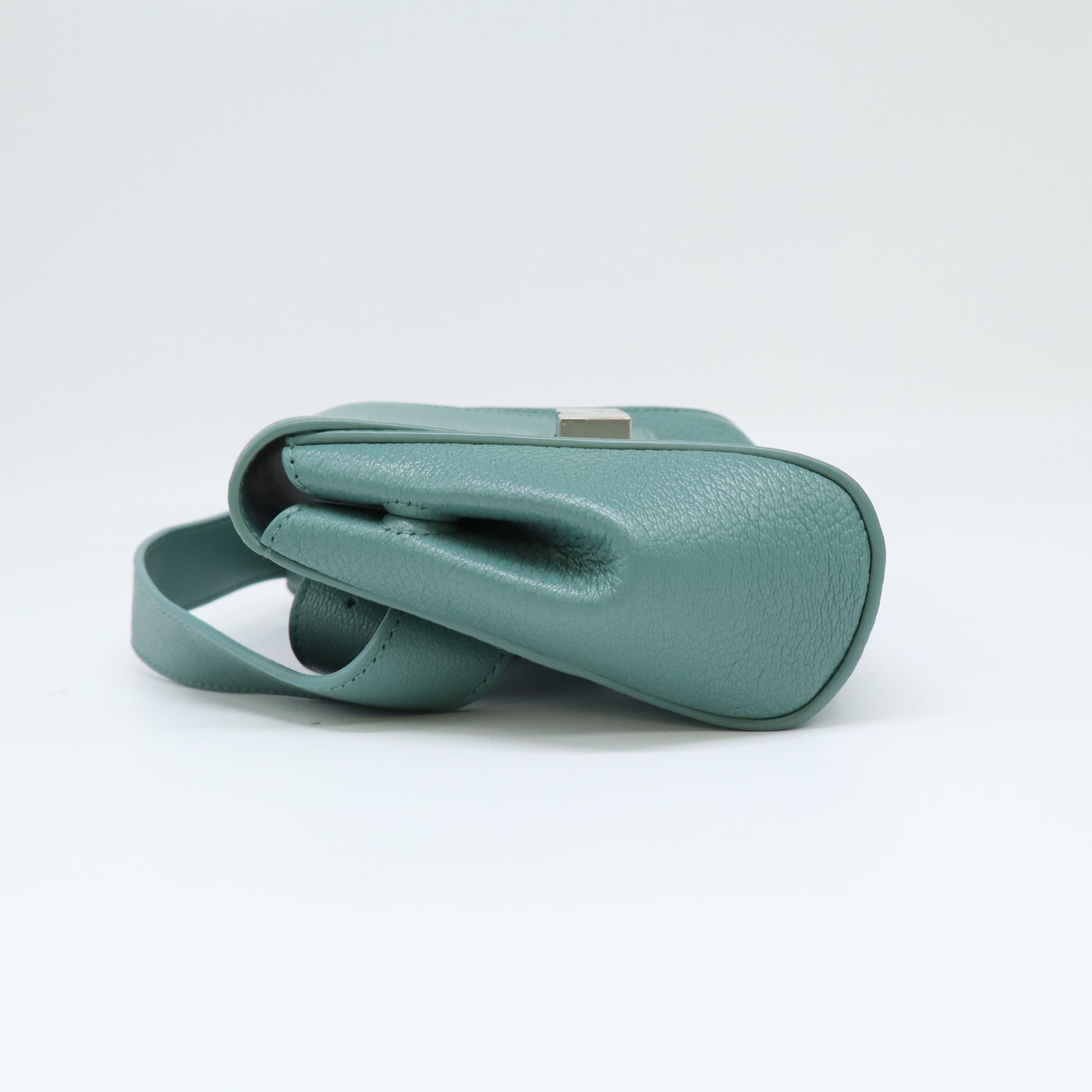 Grained Calfskin Geometric Belt Bag Storm B22656