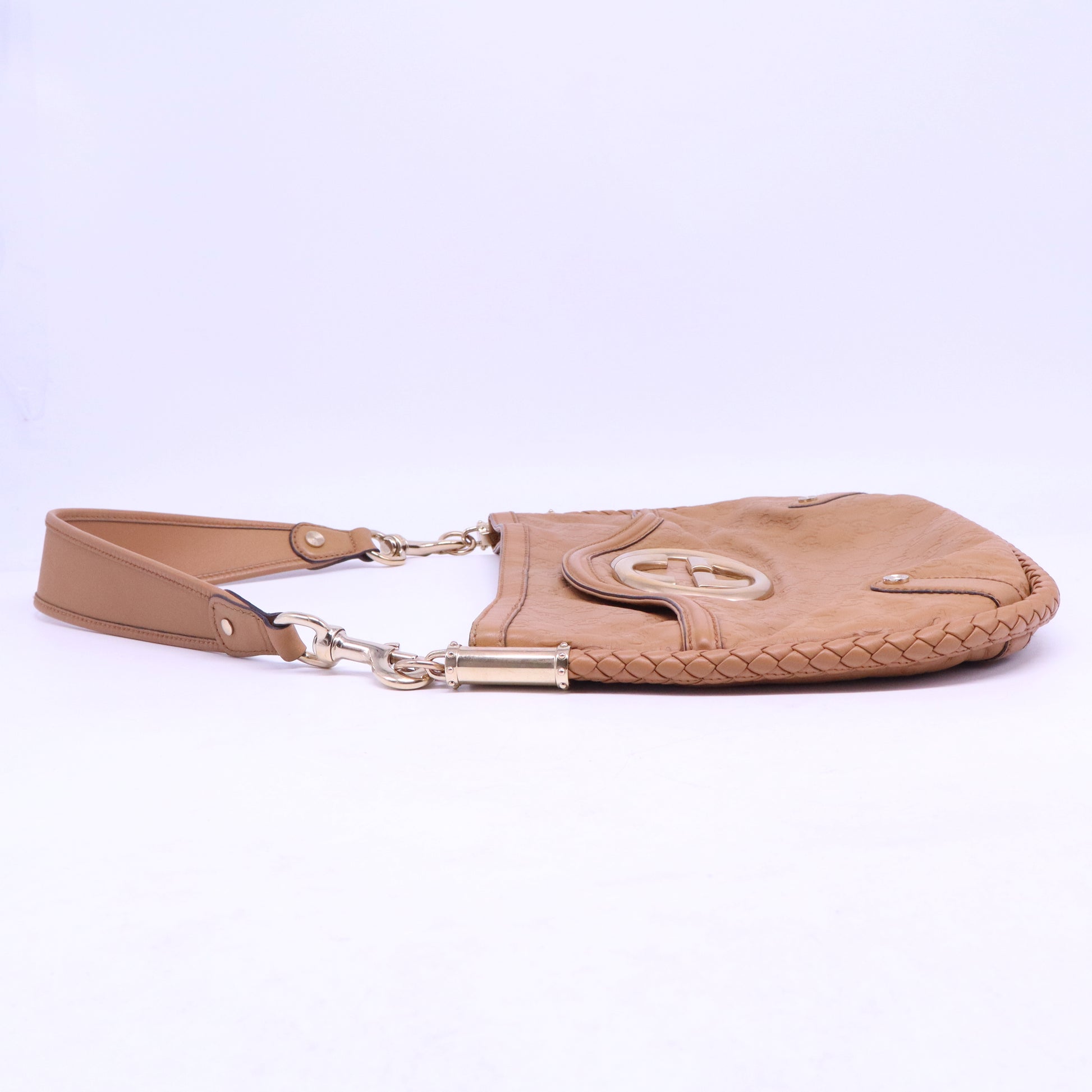 Guccissima Leather Medium Britt Shoulder Bag