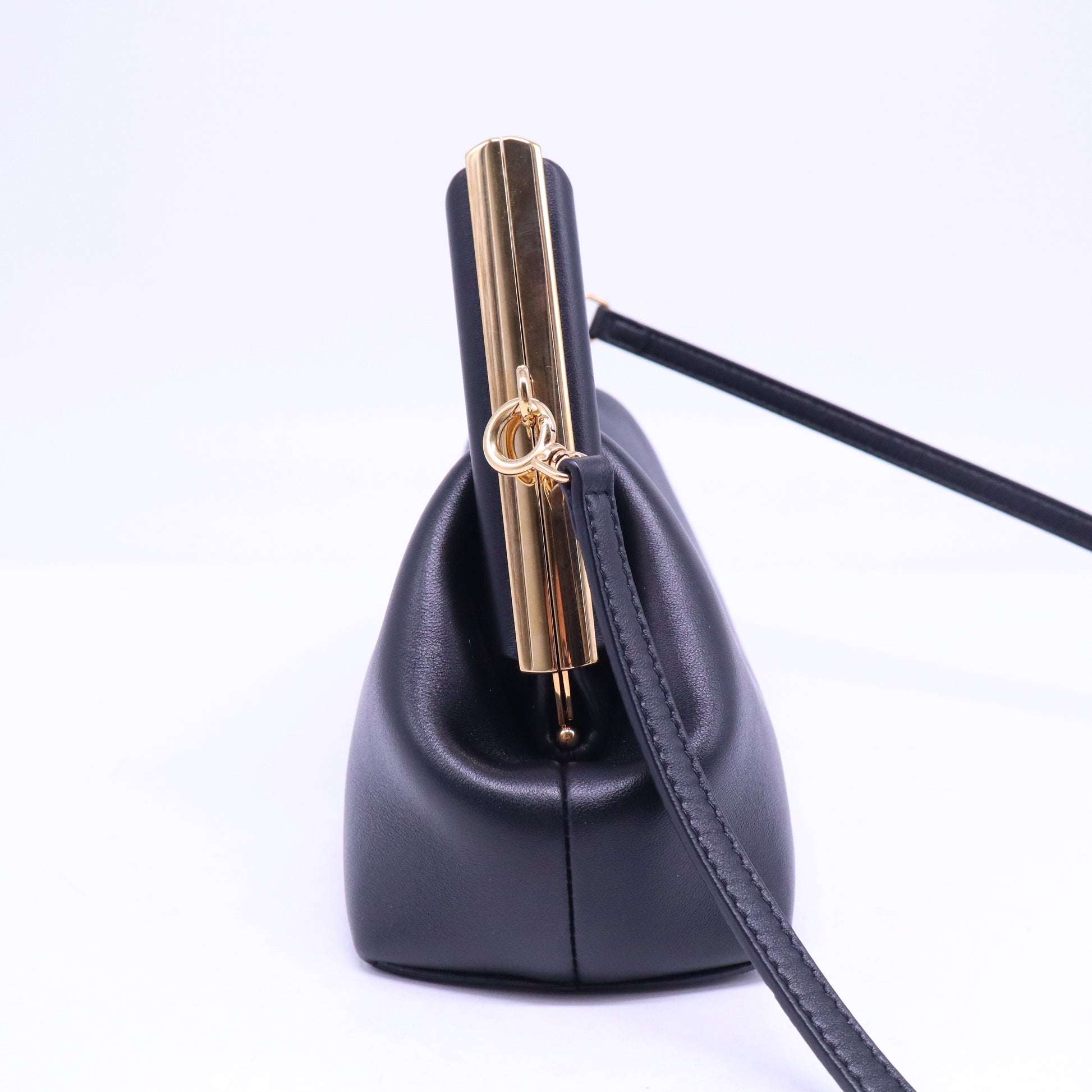 Shiny Nappa Small Fendi First Black B21493