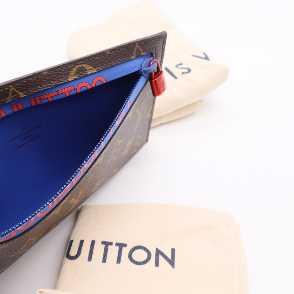 Louis Vuitton Monogram Outdoor Ribbon Pochette Twins