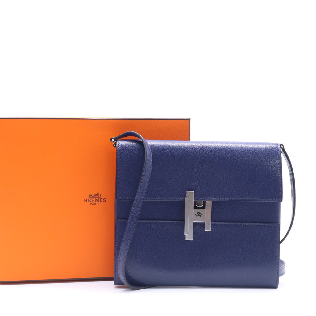 Hermes Colvert Chevre Mysore Leather Cinhetic To Go Shoulder Bag  twins B22232