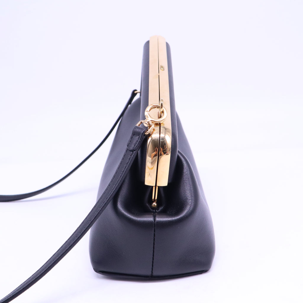 Shiny Nappa Small Fendi First Black B21493
